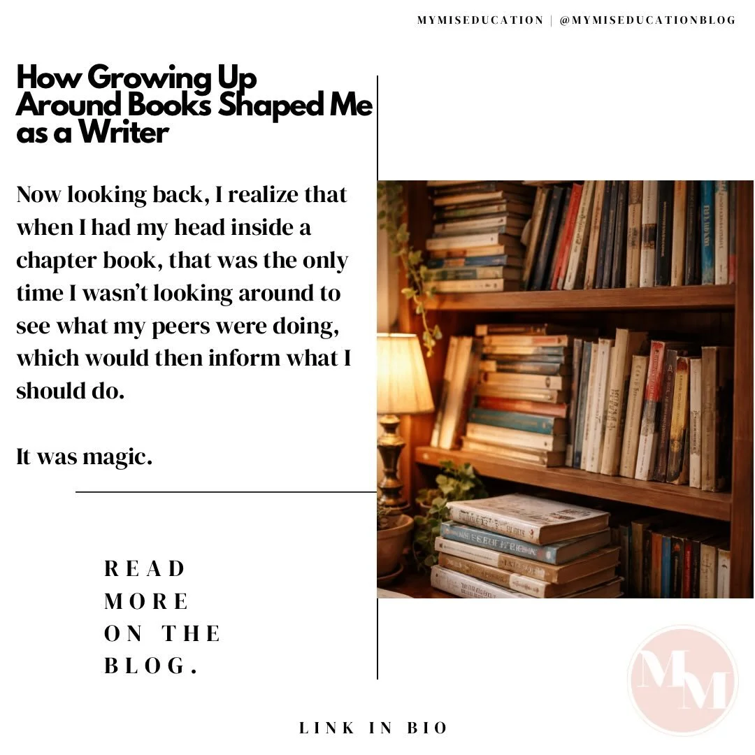 What were the values around reading and writing when you were growing up?  Did they shape who you became? Before I ever thought of myself as a writer, I was surrounded by books. In this new blog post inspired by one of my new favorite podcasts @frien