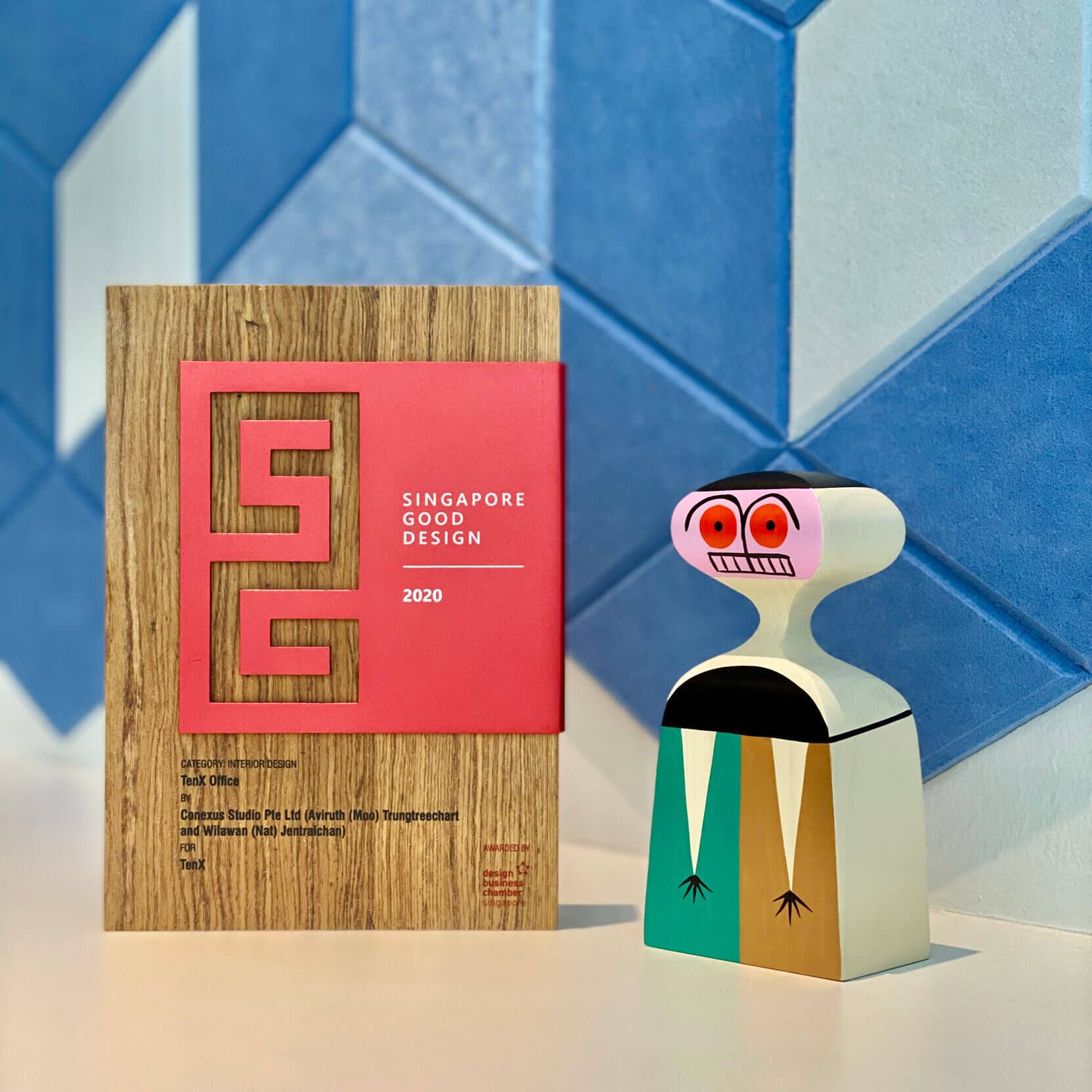 祝贺赢得“新加坡优良设计标志奖”！