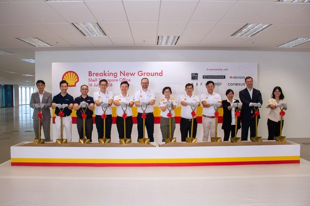 Shovels in the ground. A century in the making. 🌱

Last week we broke ground at Asia Square Tower 1 &mdash; Shell (@shell_singapore)&rsquo;s new Singapore office, and the next chapter in a story that started back in the 1890s.

Proud to be part of t