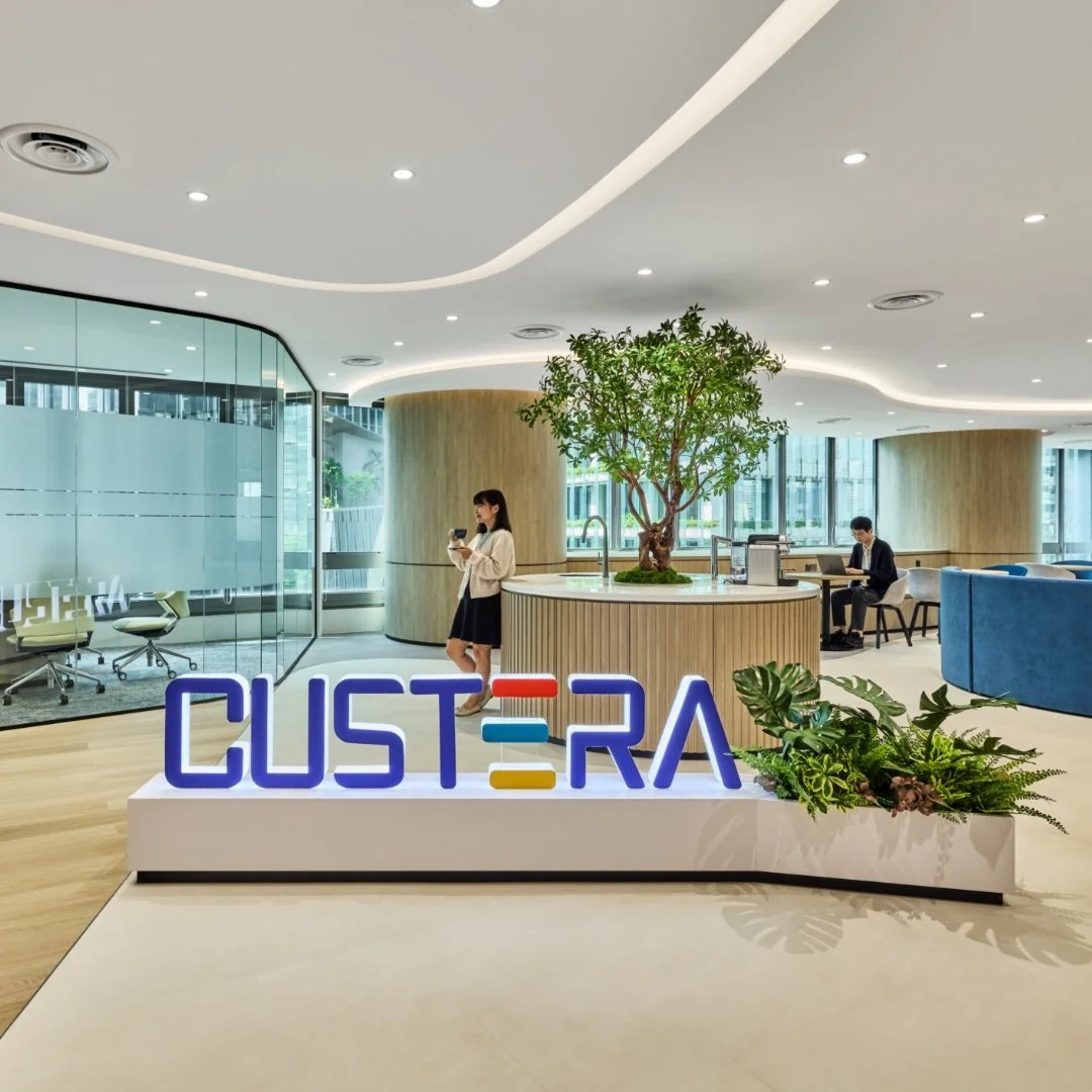 A workplace designed to earn trust before a word is spoken. 🌱

For Custera, its first headquarters became a chance to make the business tangible. A place where clients can understand the thinking behind the work, where technical conversations feel n