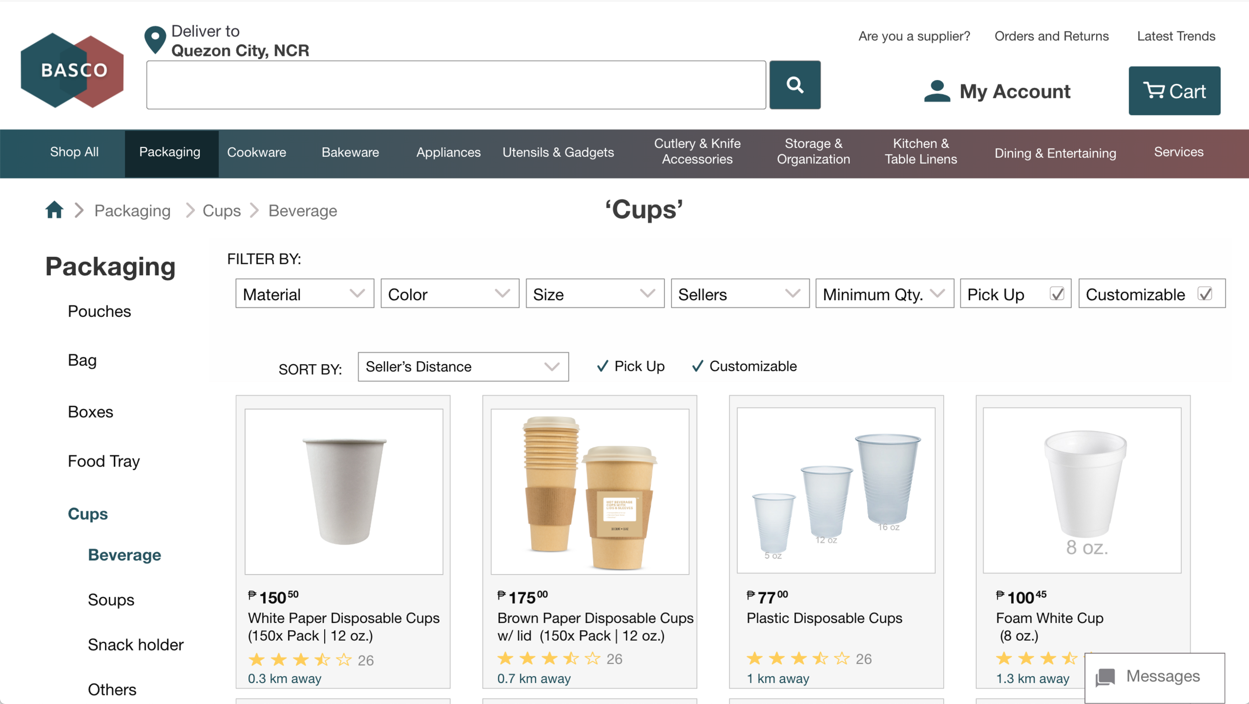 Filter and sort according to preference
