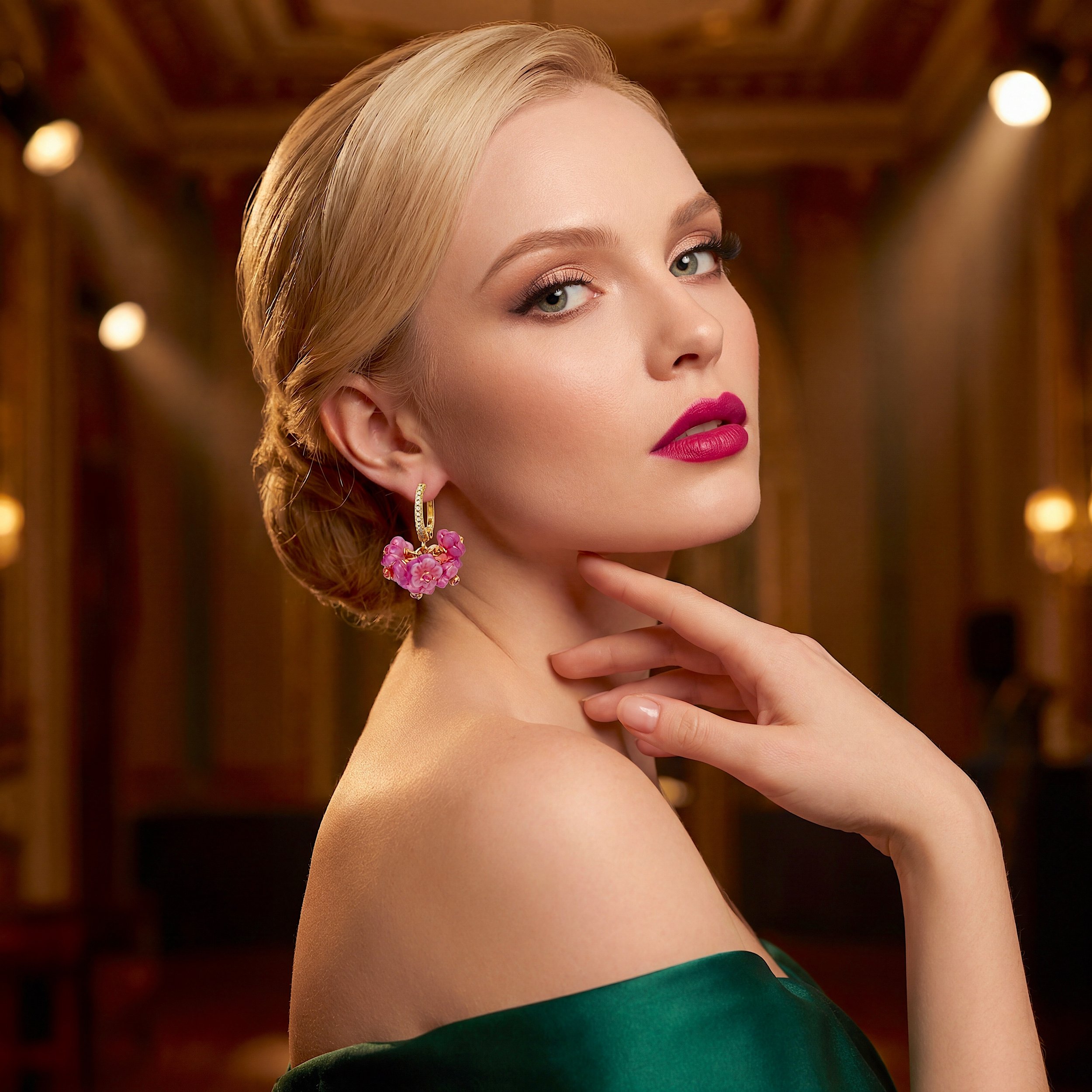 Pink Cherry Blossom Earrings 2.jpeg