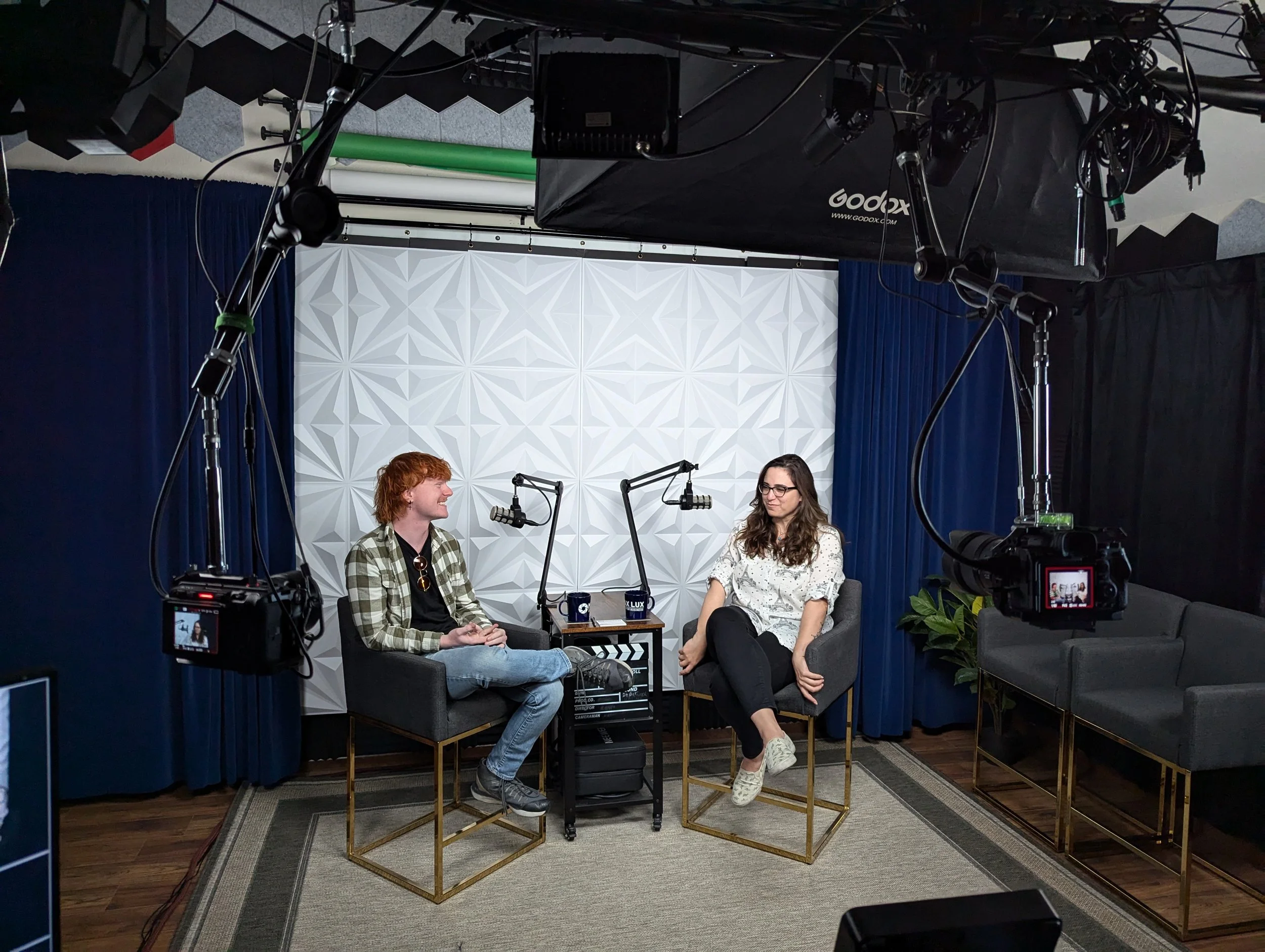 studio casual set up