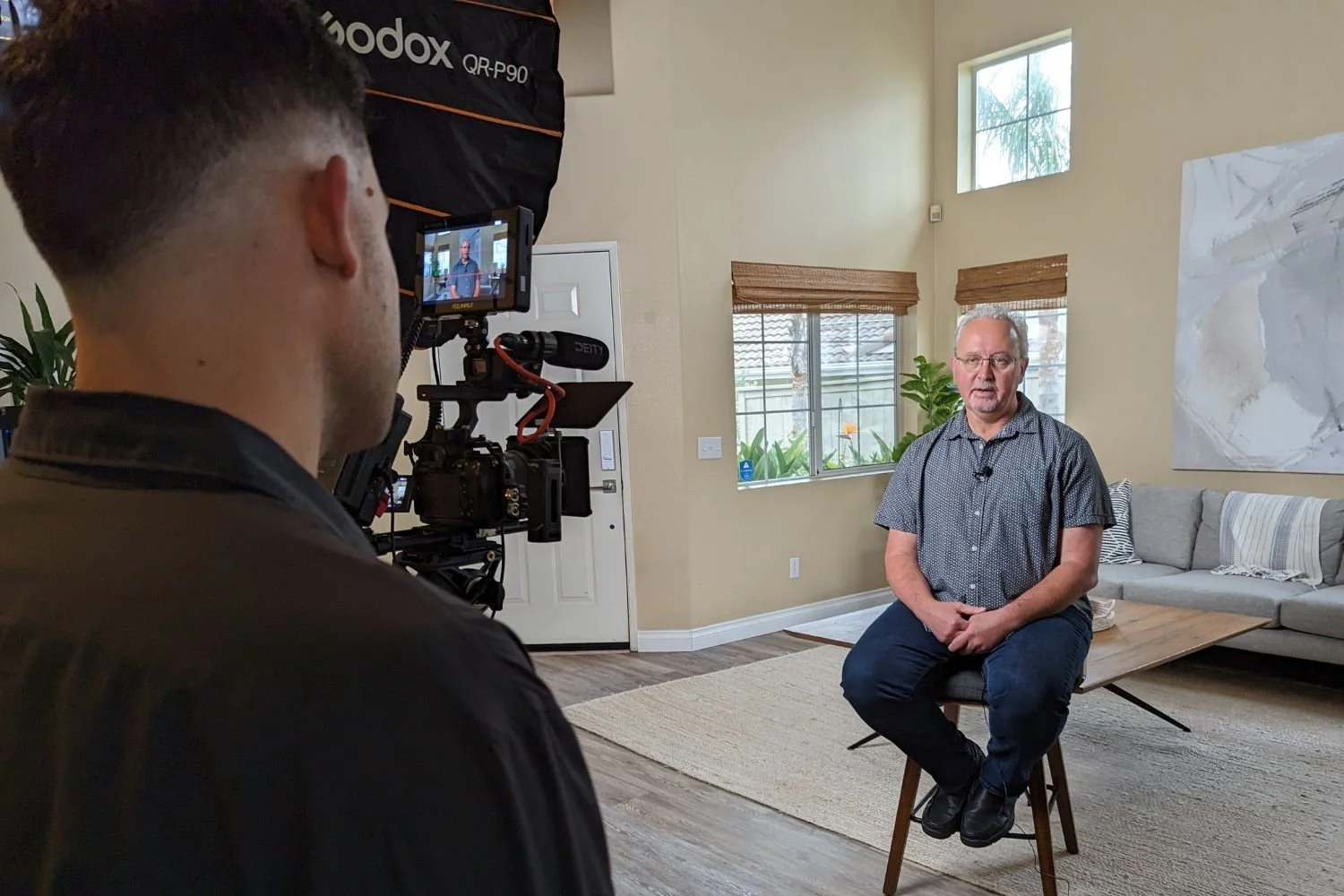 Client testimonial video