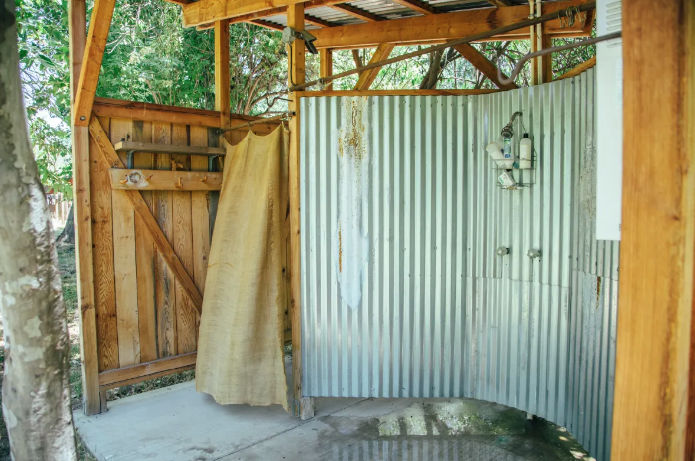 Outdoor shower