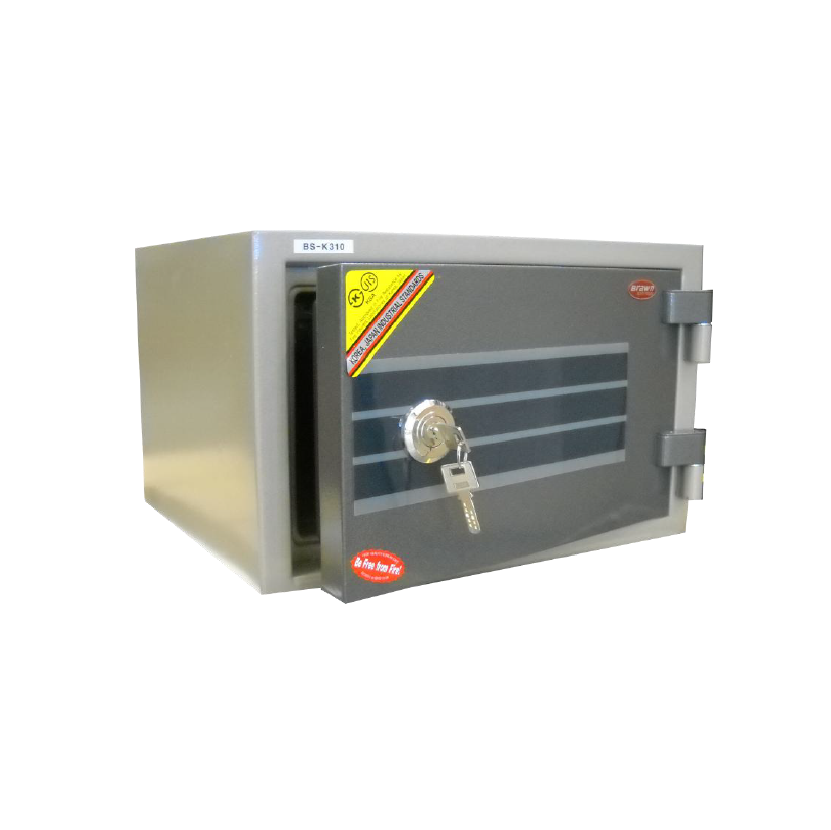 
BS-K310 - Fire-resistant safe, 1-hour rated
(12.1"H X 16.5"W X 14"D 82lbs)