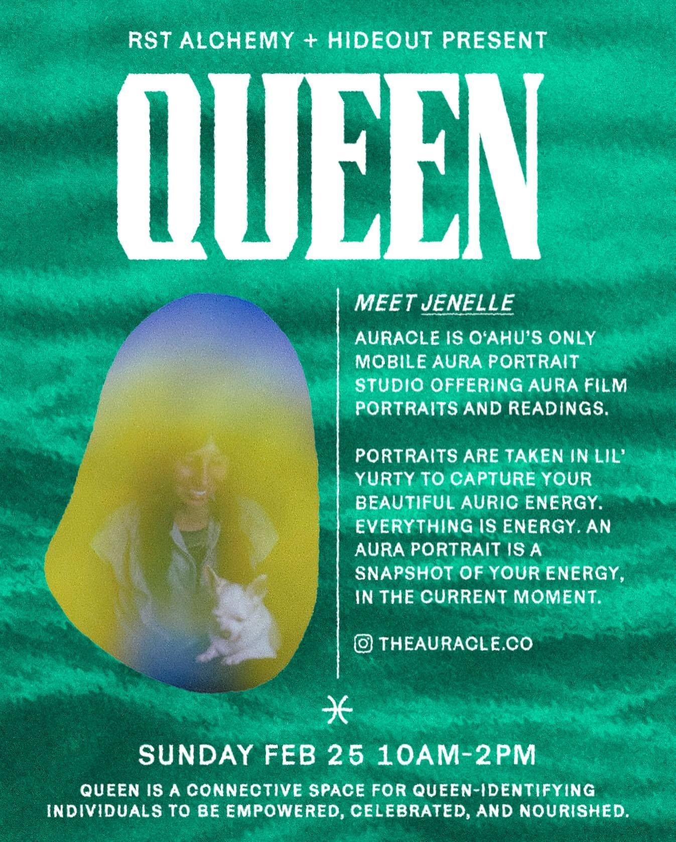 👑 MEET Jenelle ✨ 

@theauracle.co is O&rsquo;ahu&rsquo;s only mobile aura portrait studio offering aura film portraits and readings.
Portraits are taken in Lil&rsquo; Yurty to capture your beautiful auric energy.
Everything is energy. An aura portra