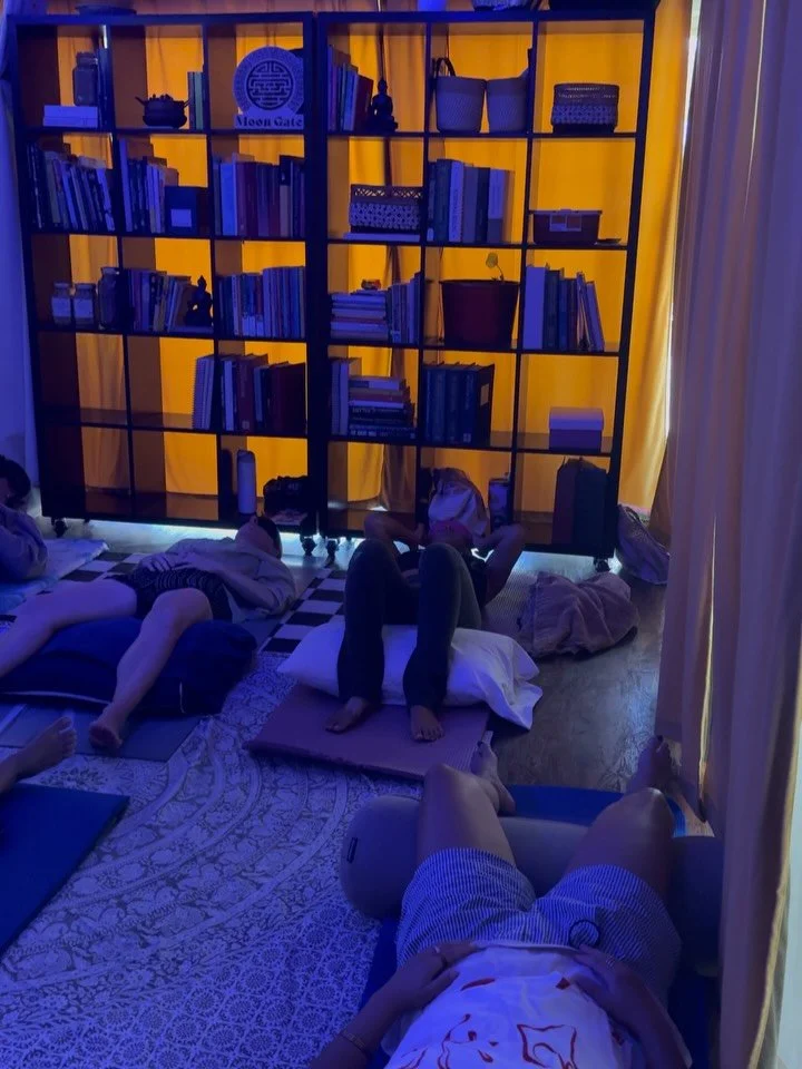 Before we go down into the portal 🌀

The Threshold is a transformational group healing session for women and femmes, offered in collaboration with @moongate.acupuncture. Includes breathwork, energy healing, curated music, and Oracle cards.

Designed