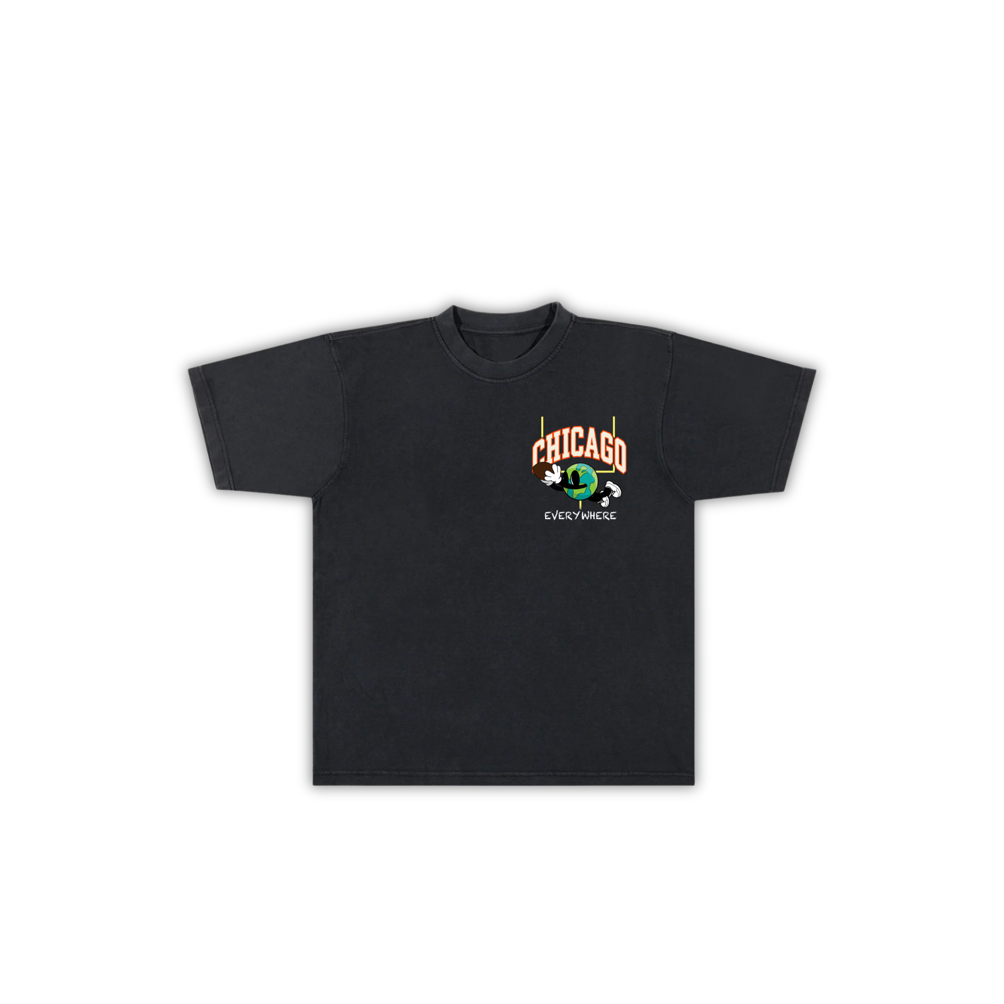 Chicago Everywhere Football Tee