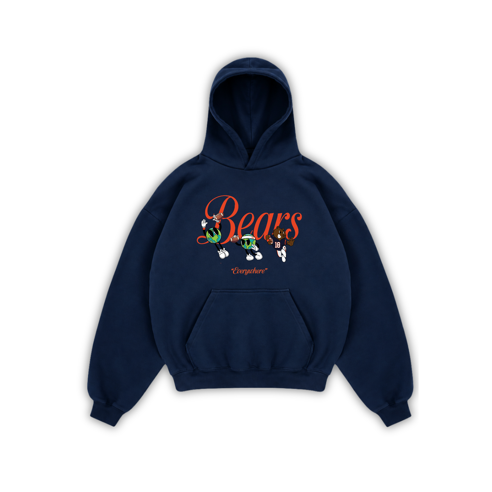 Bears "Everywhere" Football Hoodie