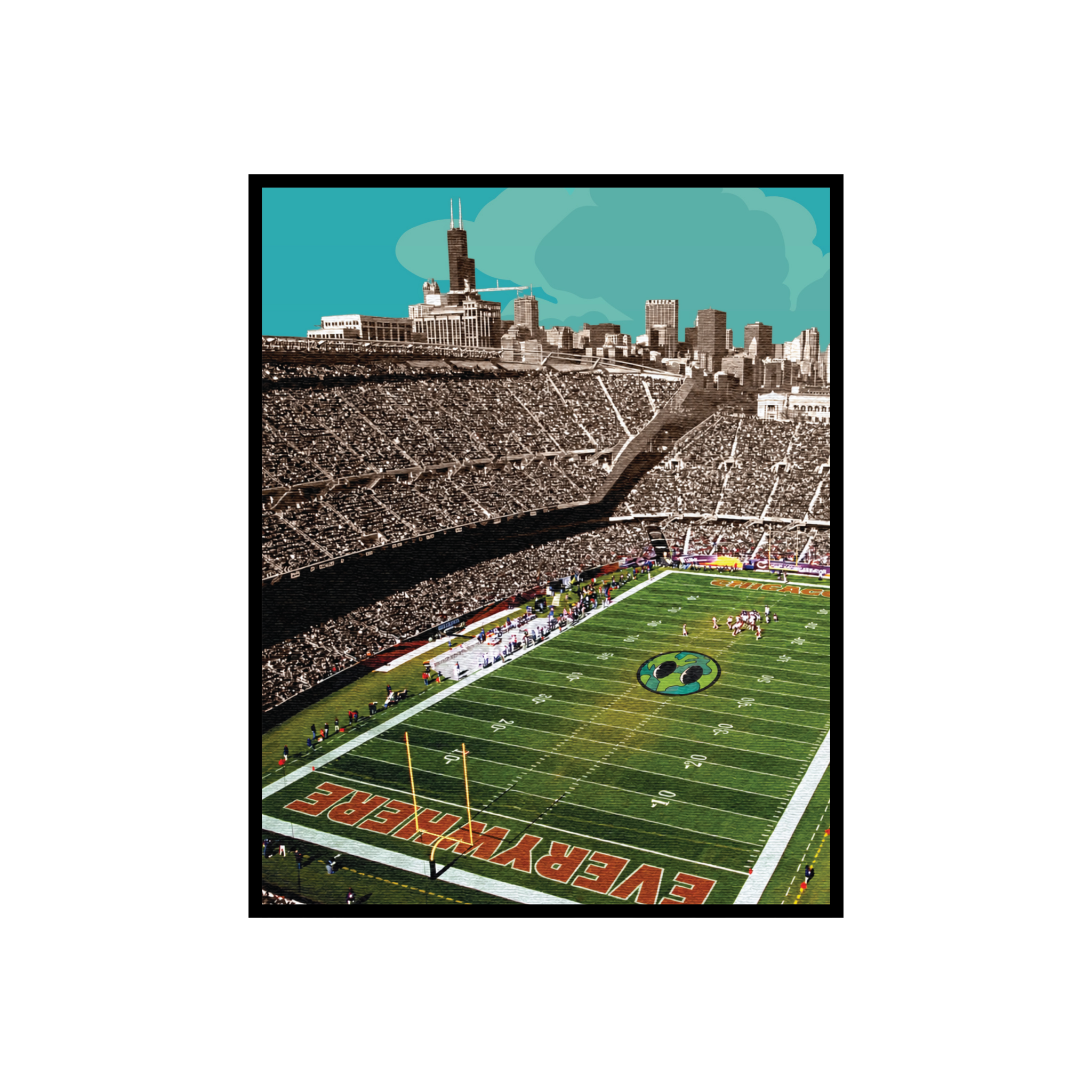 Framed 16x20 Home Game Poster