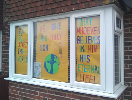 Easter window trail
