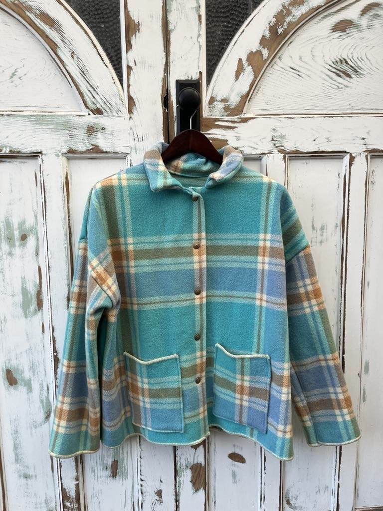 Western jacket-turquoise dream