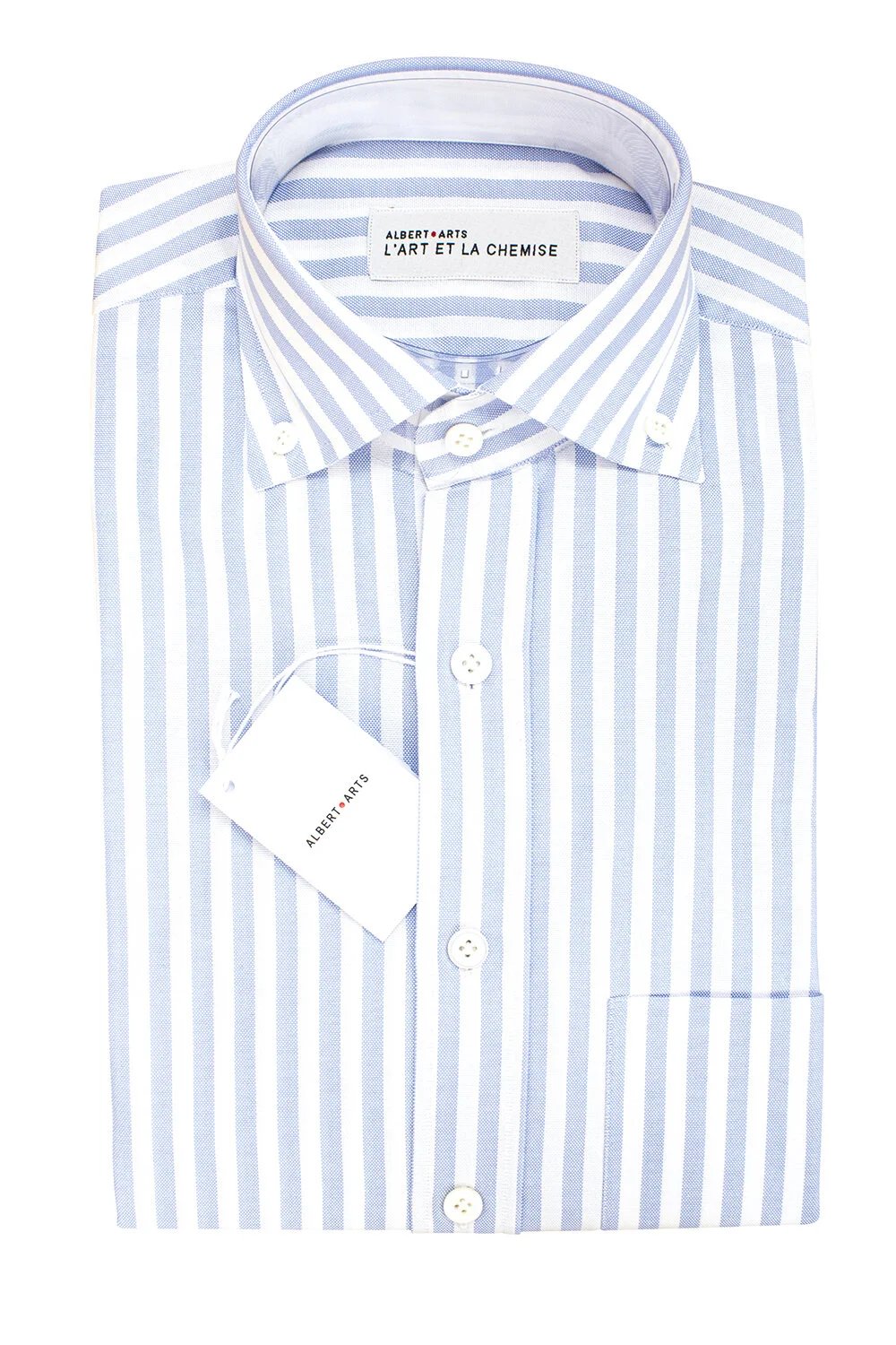 Chemise D'équitation Chelsea USA Femme – Ratcatcher Rayée Blanche, Taille 44