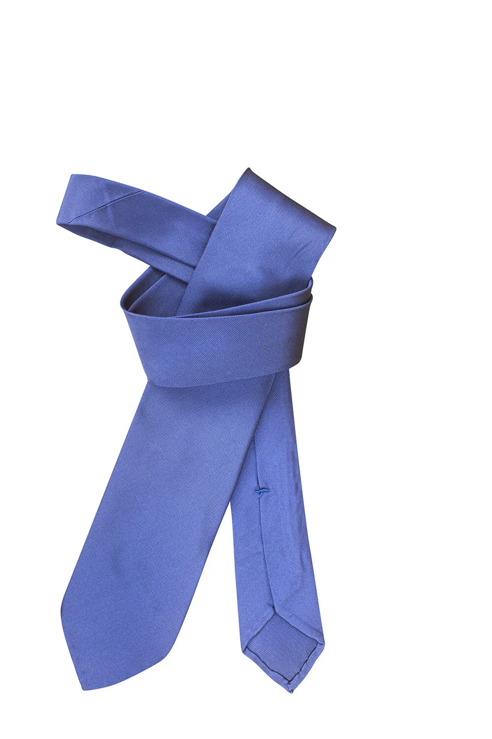 Cravate Vintage Lanvin 100% Soie - Motif Palais Des Doges Bleu - Ancien Modèle