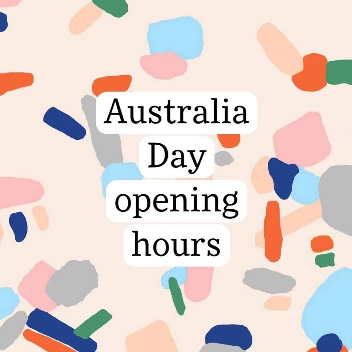 Just a heads up! We will be open from 7am through to 1pm tomorrow. Your Australia Day brew and feed is waiting for you! Stay safe, Ringwood. 🤙