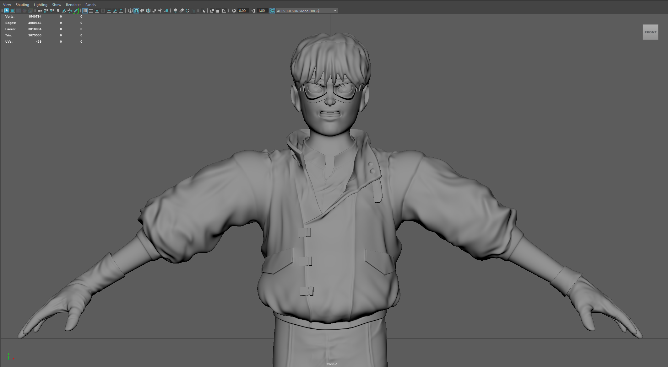 High Poly version