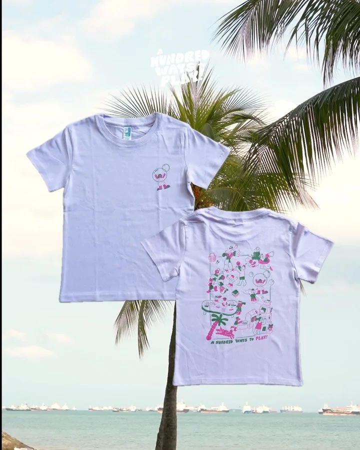 Made for the weekend 🌿

Our A Hundred Ways to Play! tees, in collaboration with @8eyedspud &mdash; designed for both little ones and grown-ups.

Available in limited pieces at the event.
Adults: $35 (XS&ndash;XL)
Kids: $30 (4&ndash;7)

Just 2 more d