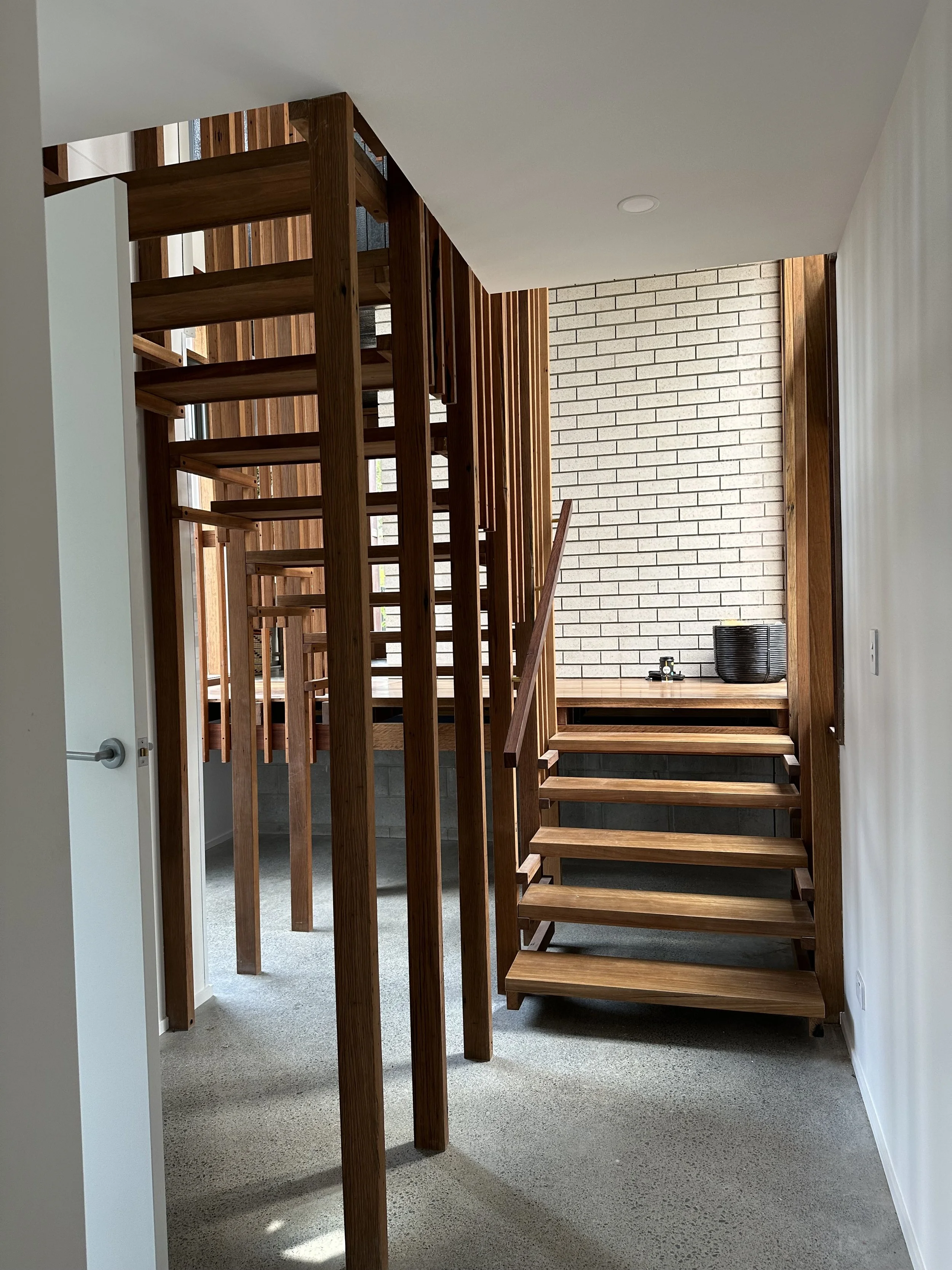 Staircase to bottom level