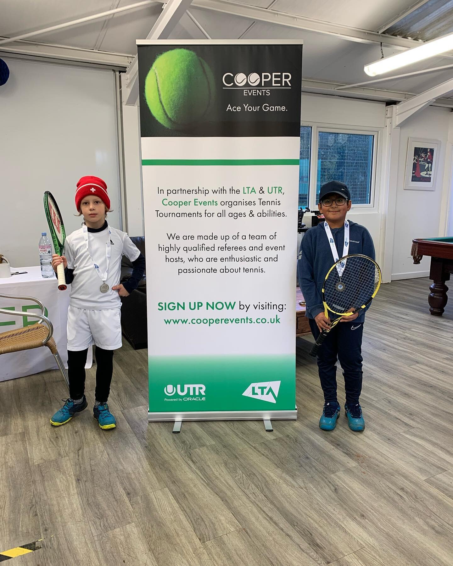 10u Boys Singles Grade 5 and 10u Girls Singles Grade 5, on 04/12/21.

On the left we have the runner up Aaron and on the right we have the winner Praytush in the boys draw.
In the girls draw we have the runner up Akeelah on the right and the winner L