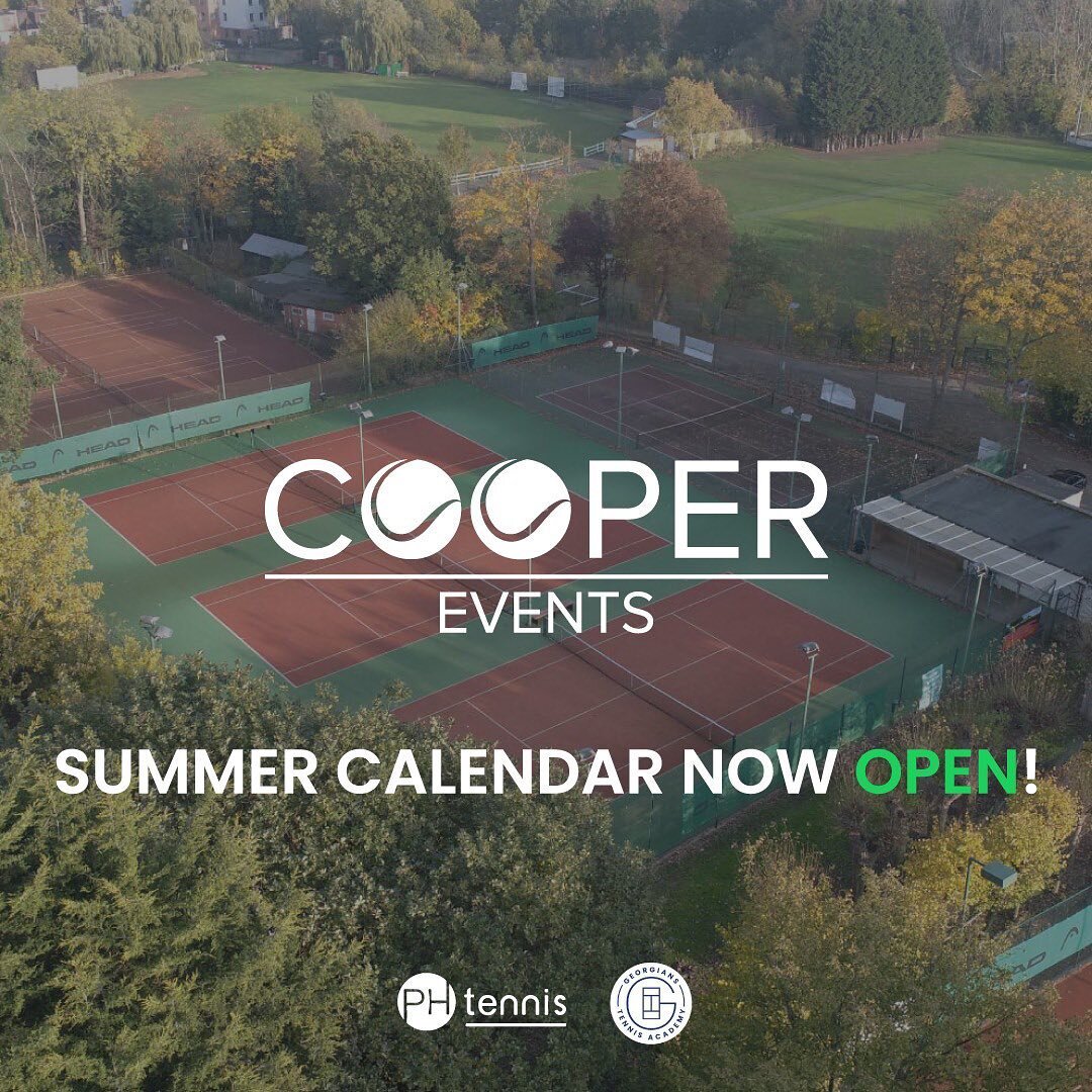 Summer Calendar Open! 🎾🎉
.
.
Book now grade 3, 4 &amp; 5s! 
.
@georgianstennisacademy 
@enfieldchasetennis 
@middlesextennis 
@primalhealthtennis