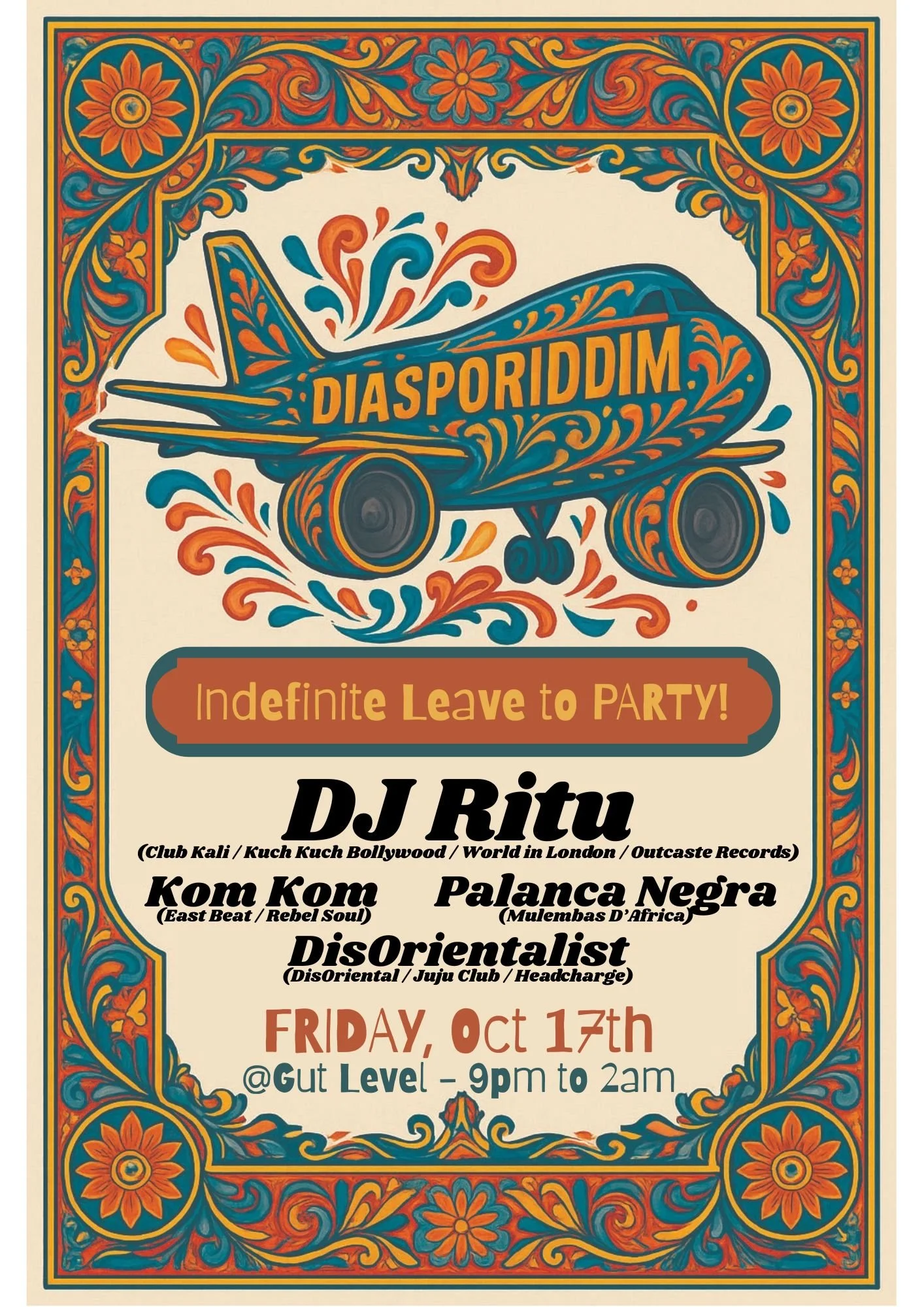 DiaspoRIDDIM with DJ Ritu