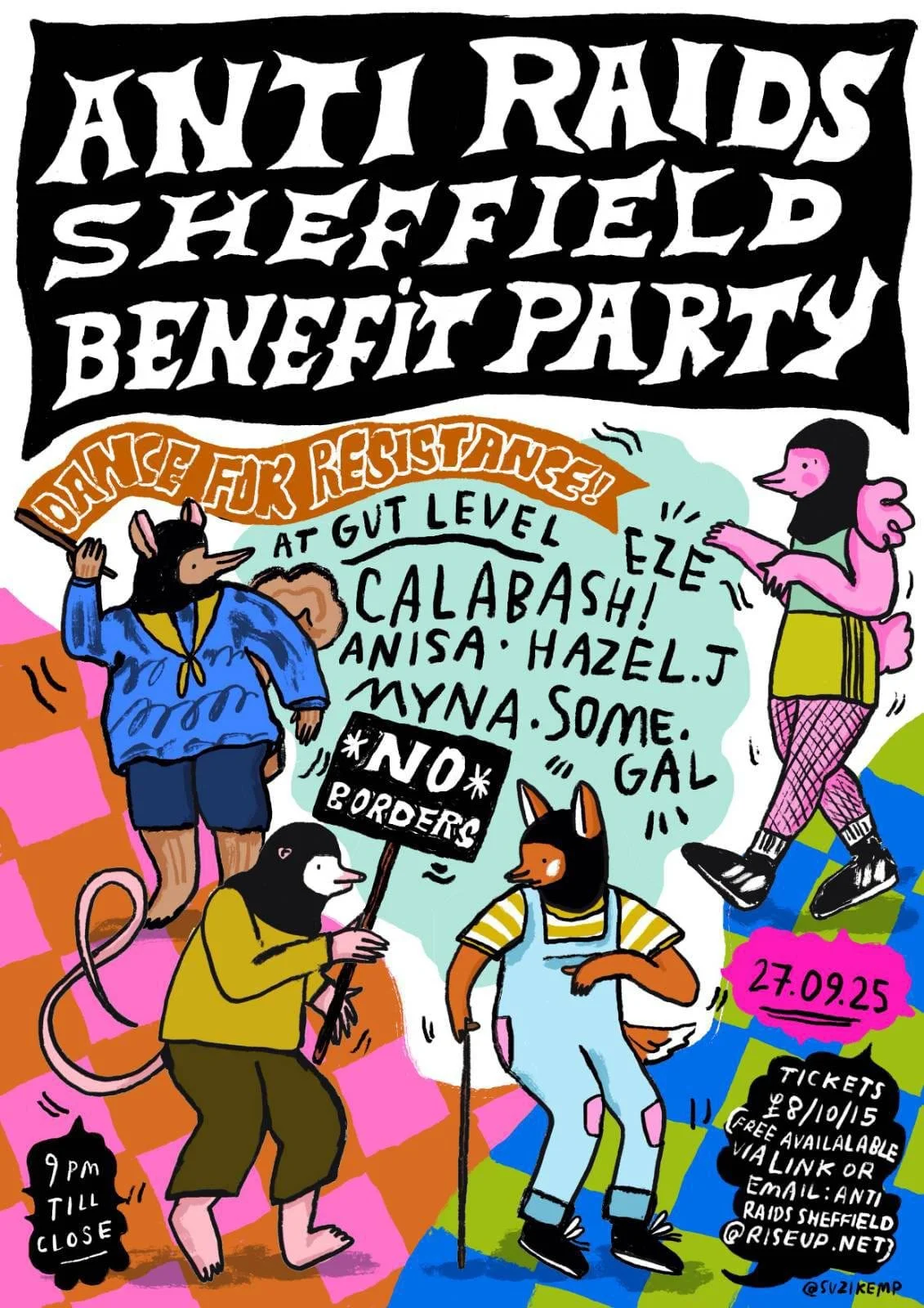 🔊🎉🎷 Anti-Raids FUNdraiser - TICKETS ON SALE NOW 🔊🎉🎷