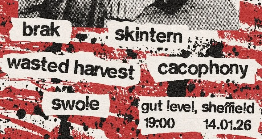 BRAK (Berlin) / SKINTERN / CACOPHONY / WASTED HARVEST / SWOLE
