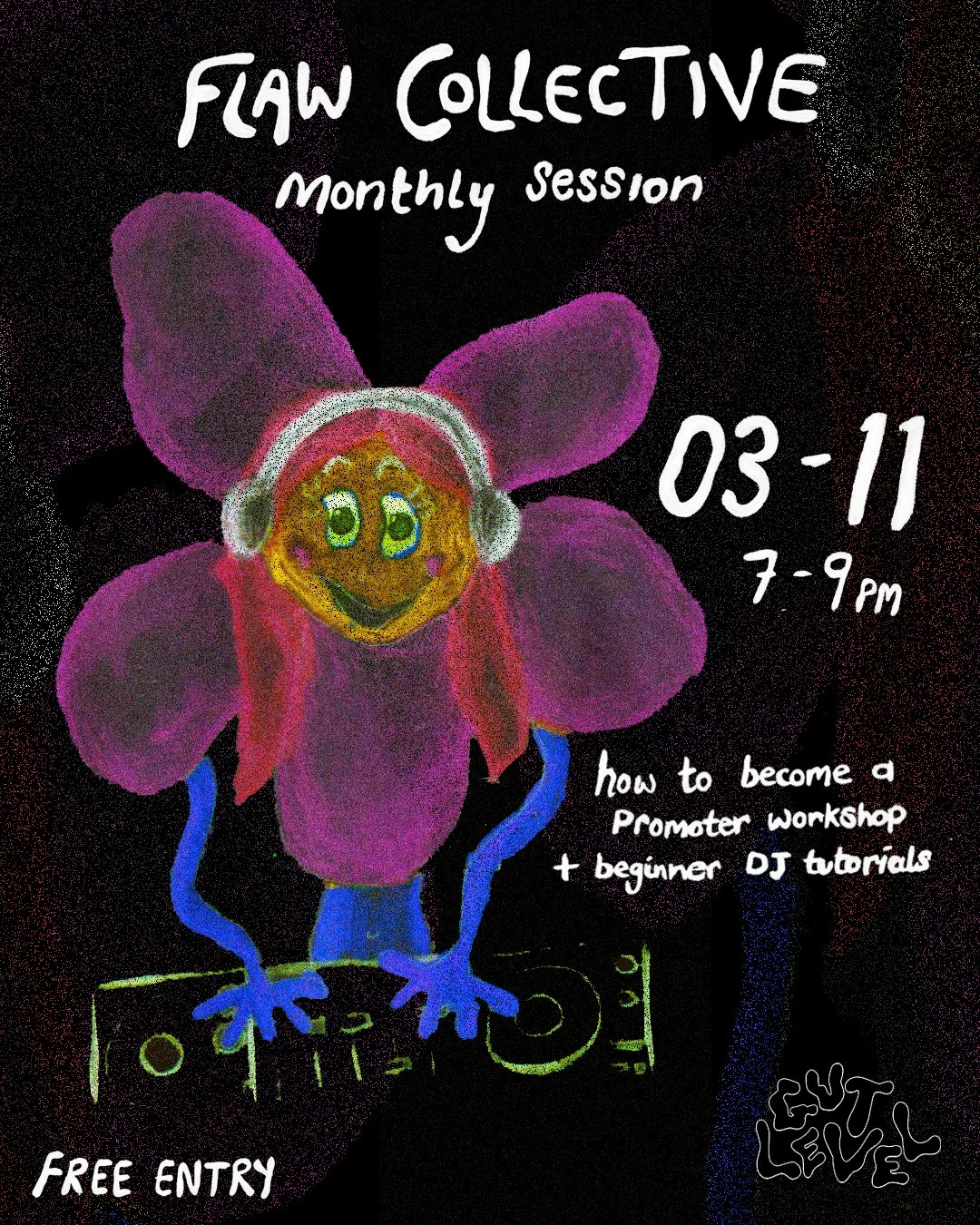 FLAW Collective Monthly Session - How to Become a Promoter Workshop + Beginner DJ Tutorials for LGBTQ+ people, women and marginalised genders