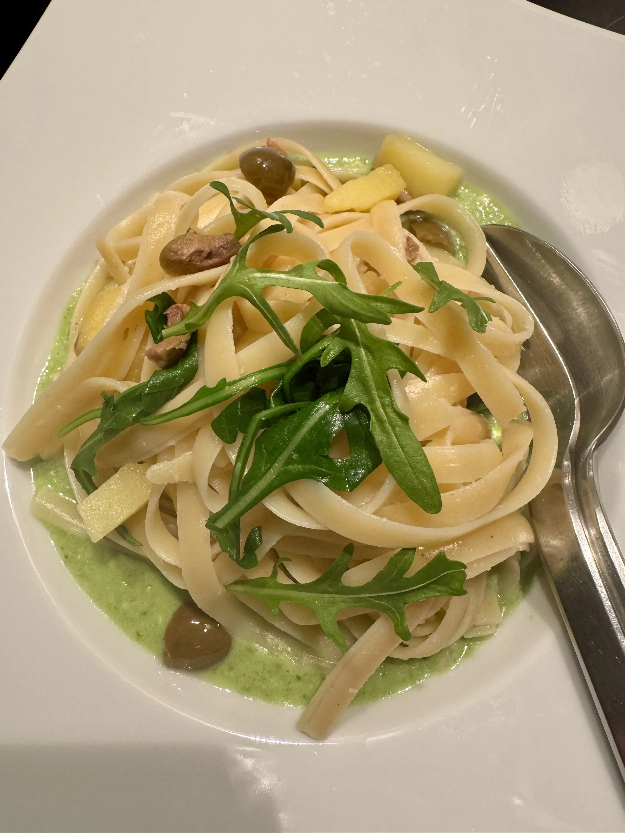Nudeln mit Rucola