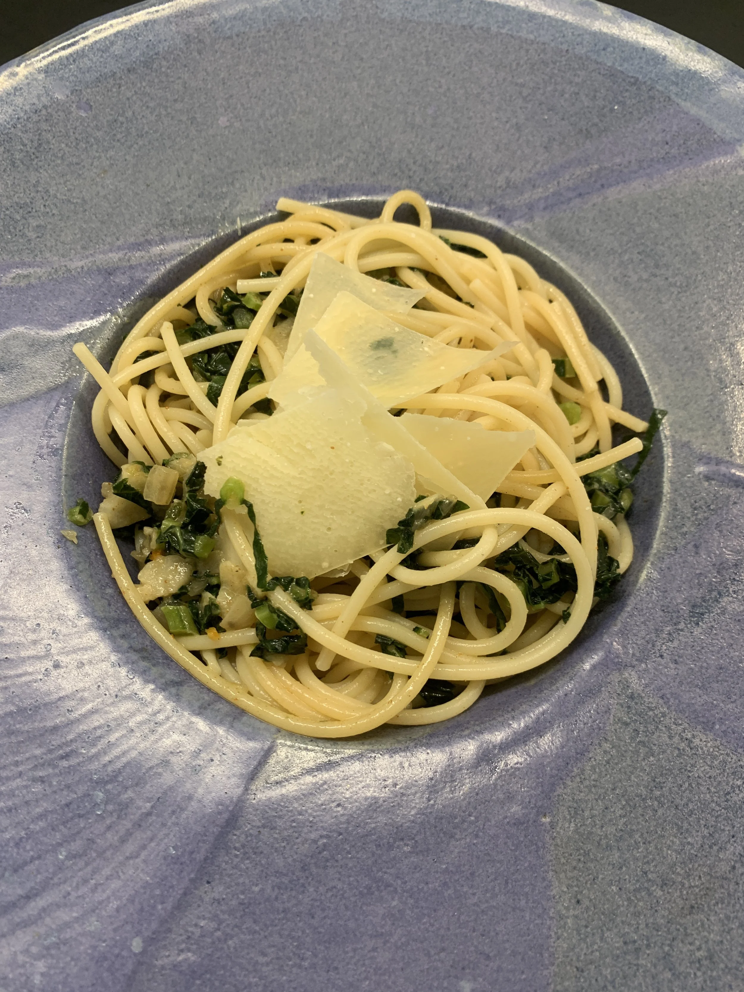 Palmkohl Spaghetti 