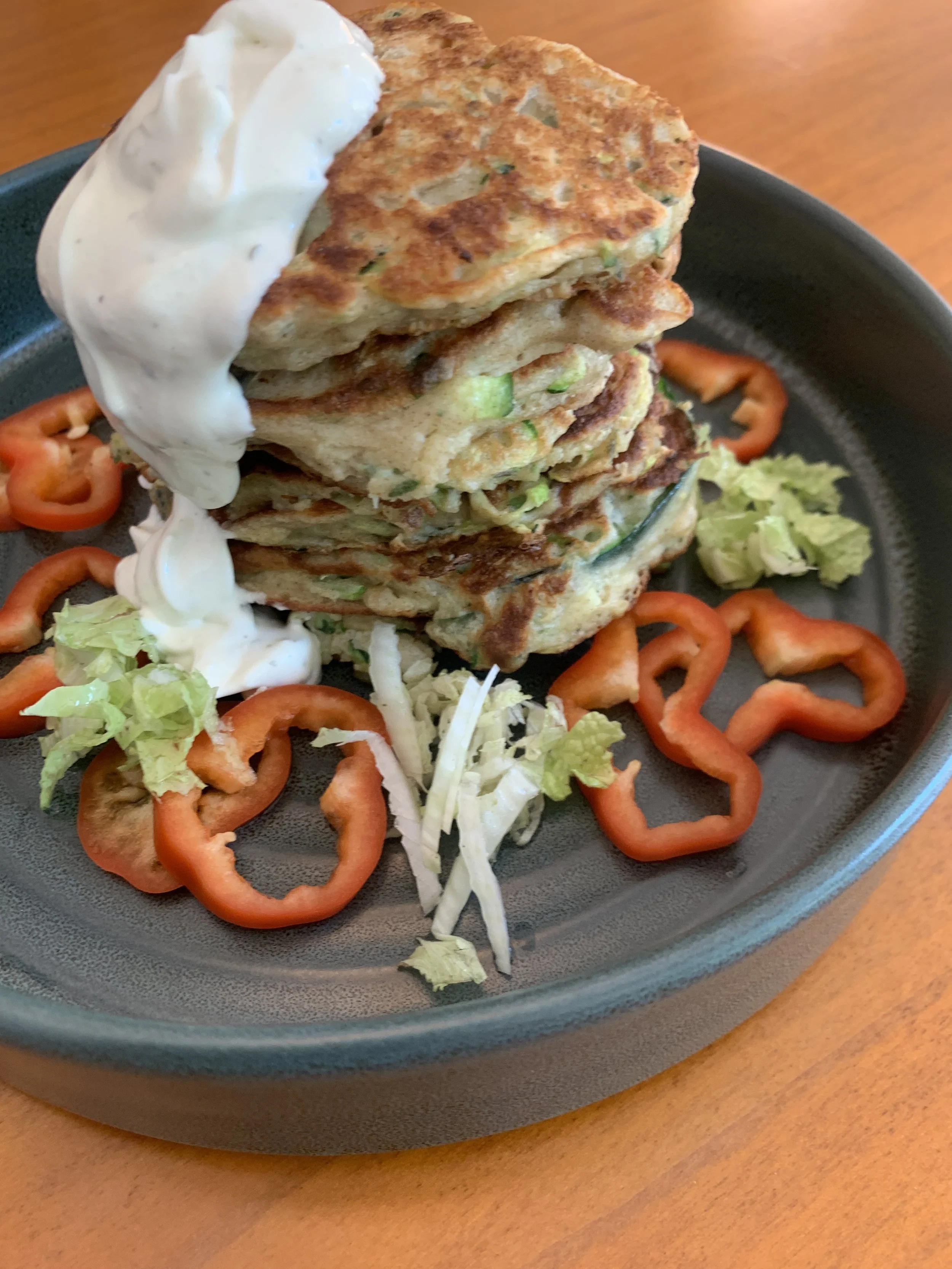 Pancake mit Palmkohl