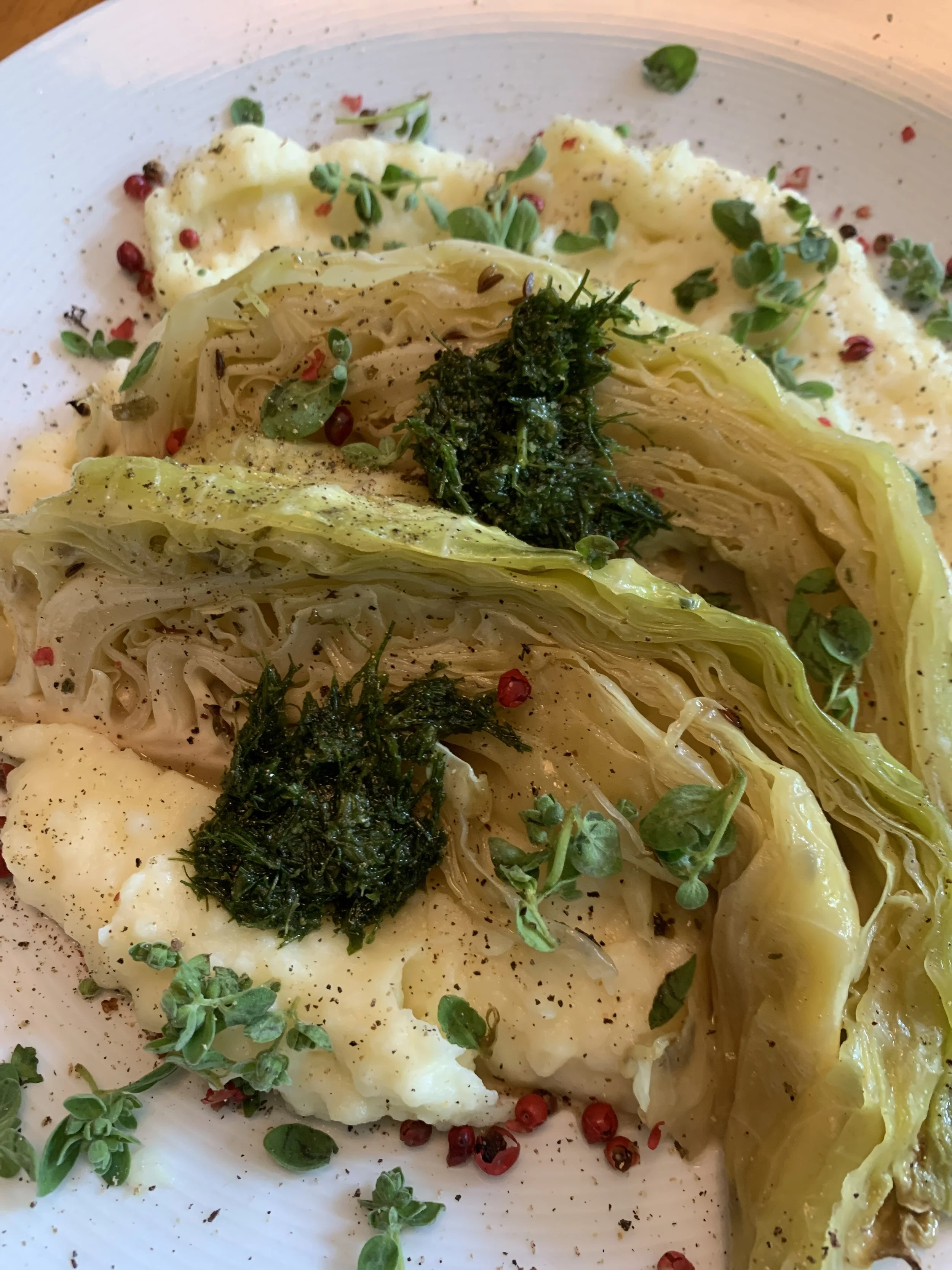 Spitzkraut im Ofen gebacken 