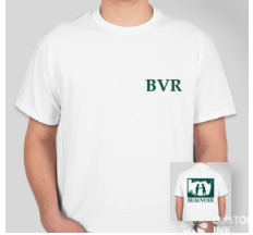 White Cotton Classic Adult BVR T-Shirt