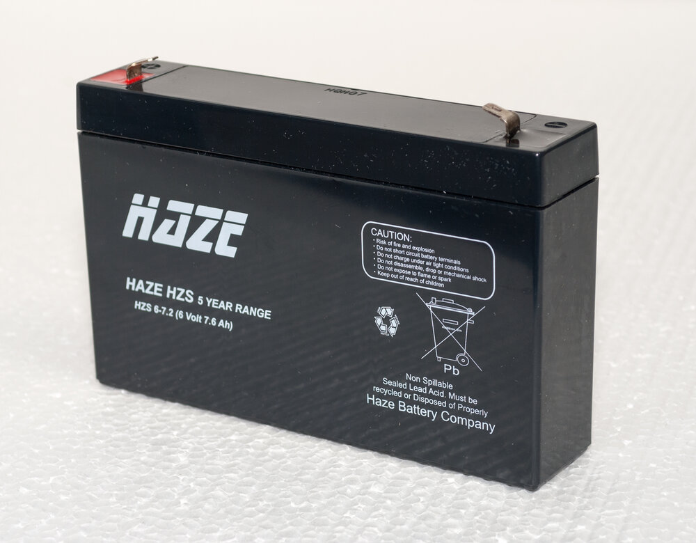 Buitenlander Vergelijken Induceren Haze AGM Electric Vehicle Battery HZS06-7.2 Zing Batteries