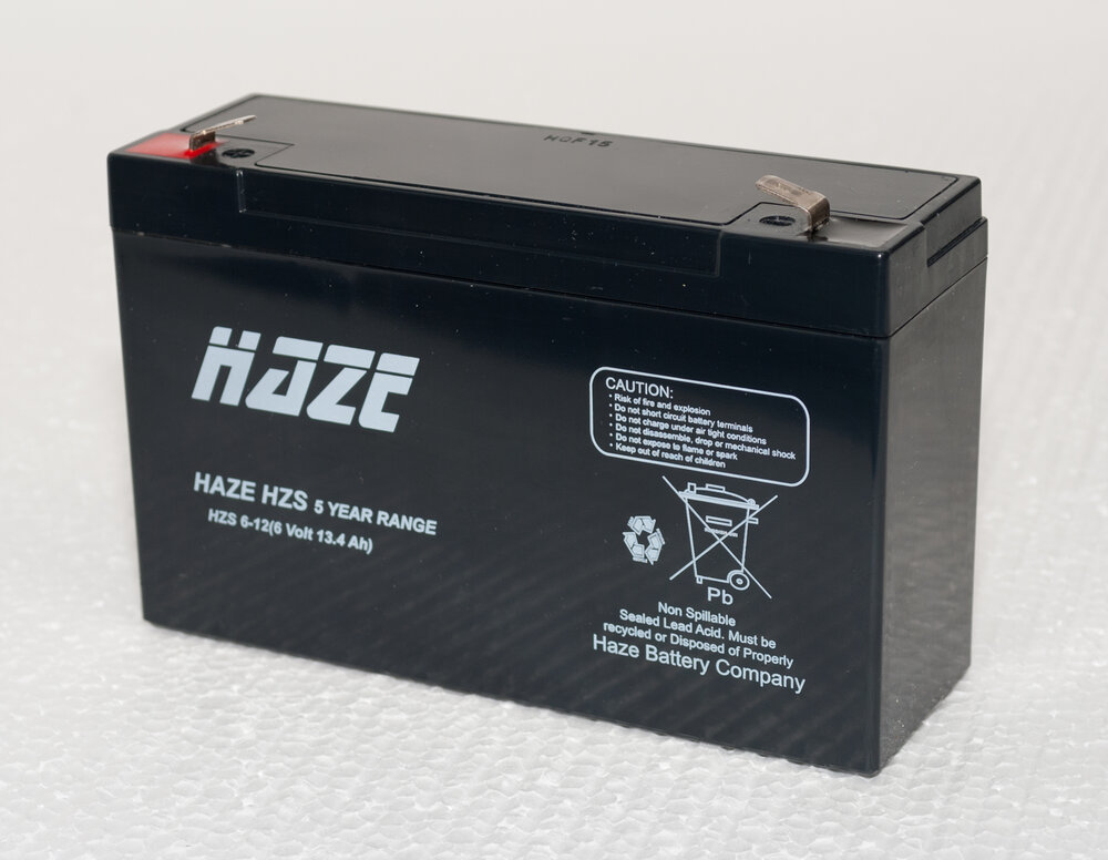 elegant zeven Denk vooruit Haze Sealed Lead Acid Battery HZS06-12 Zing Batteries