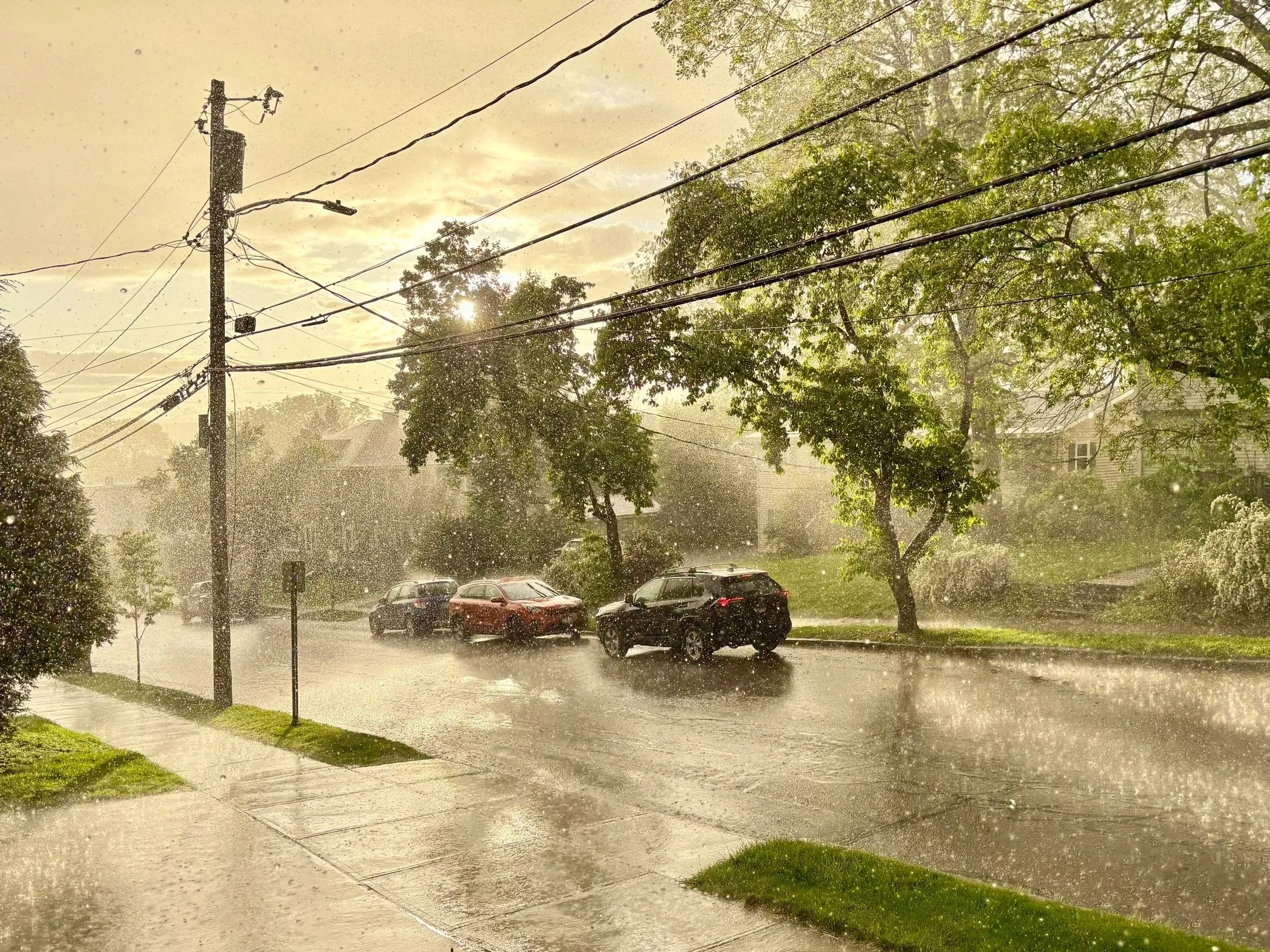 Rainy evening on Howard Street
