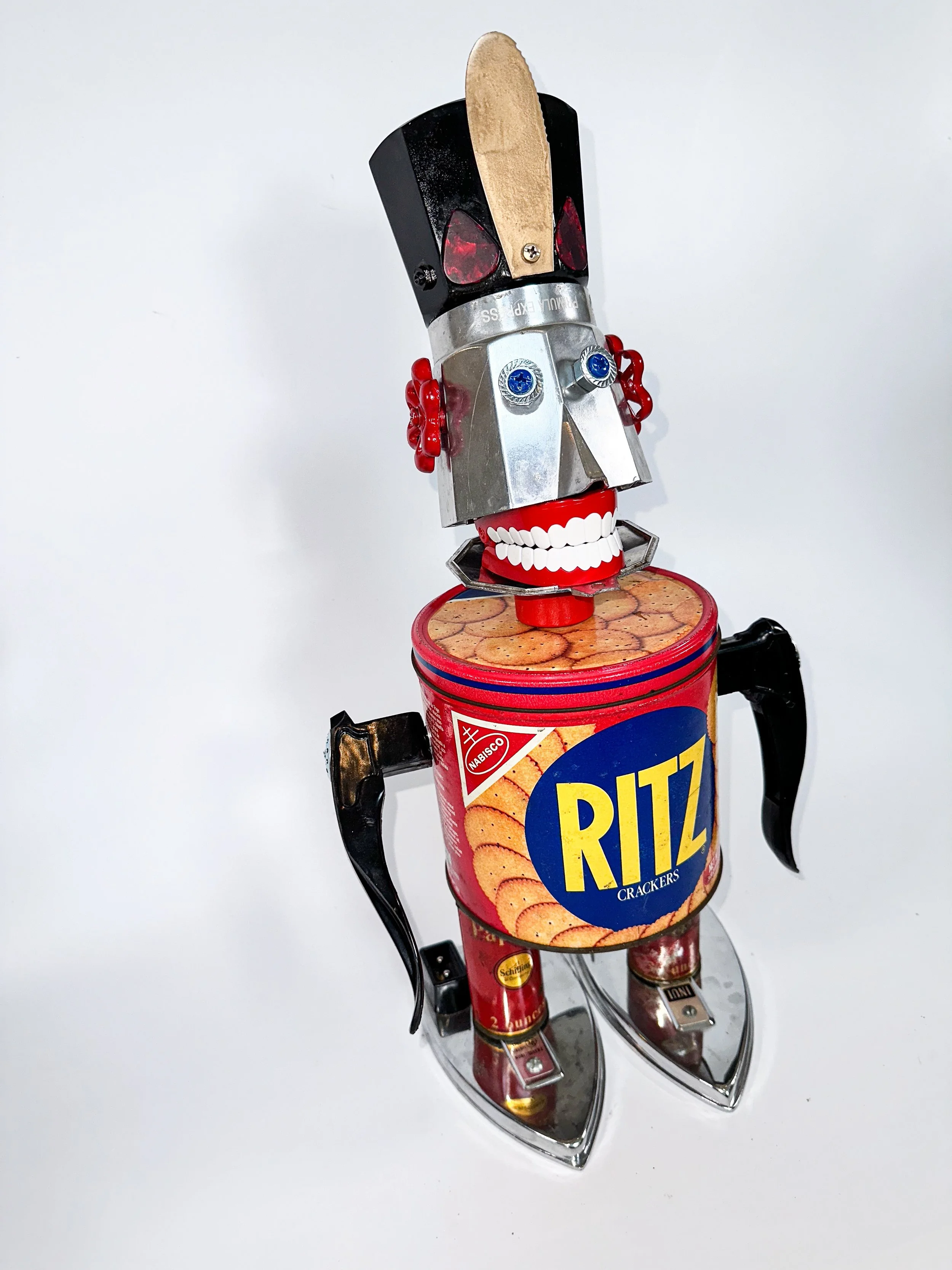 The Nutcracker - Found Object Sculpture 21 x 10 x 8 - $585