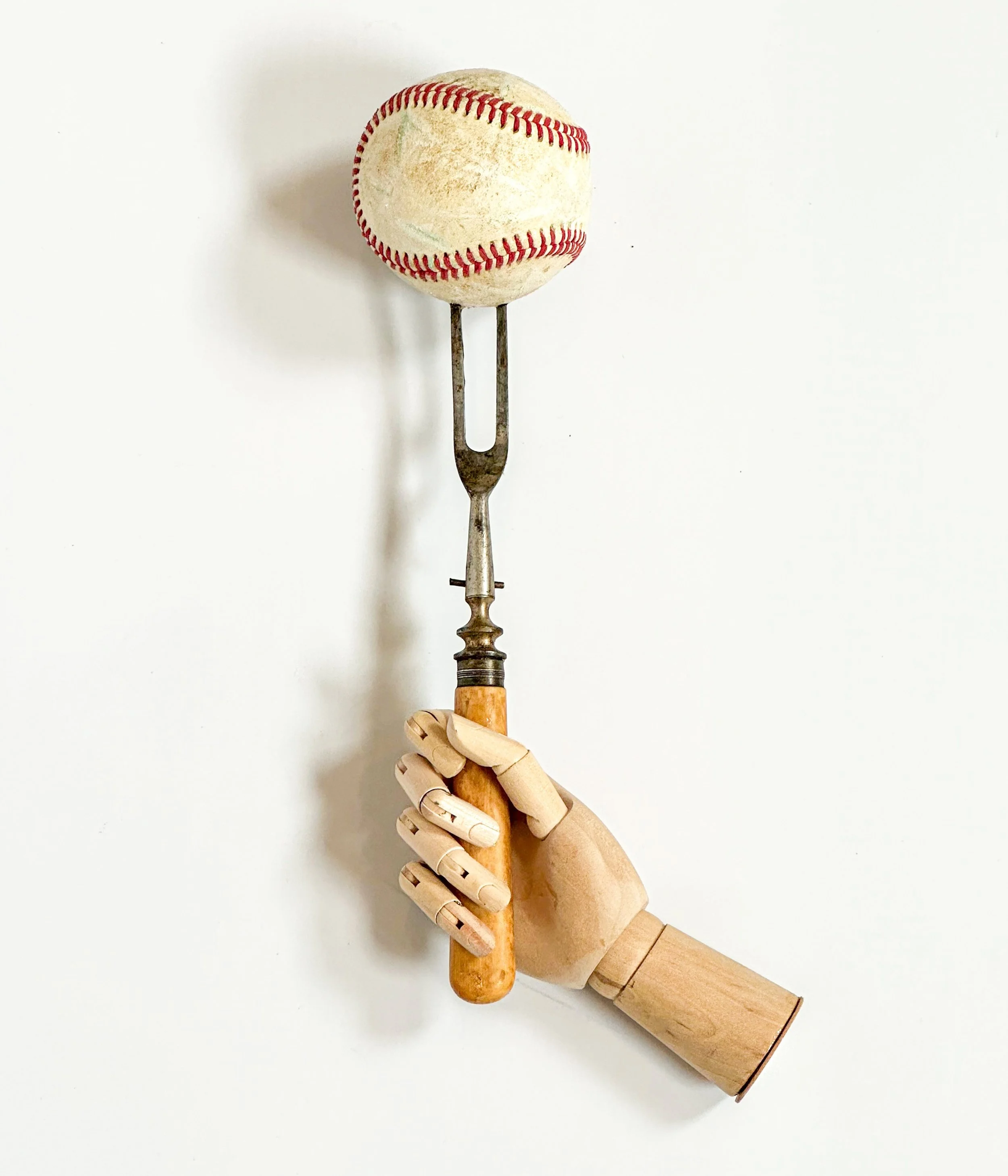 Pitchfork. Found Object Sculpture, 13 X 5 X 3, $485