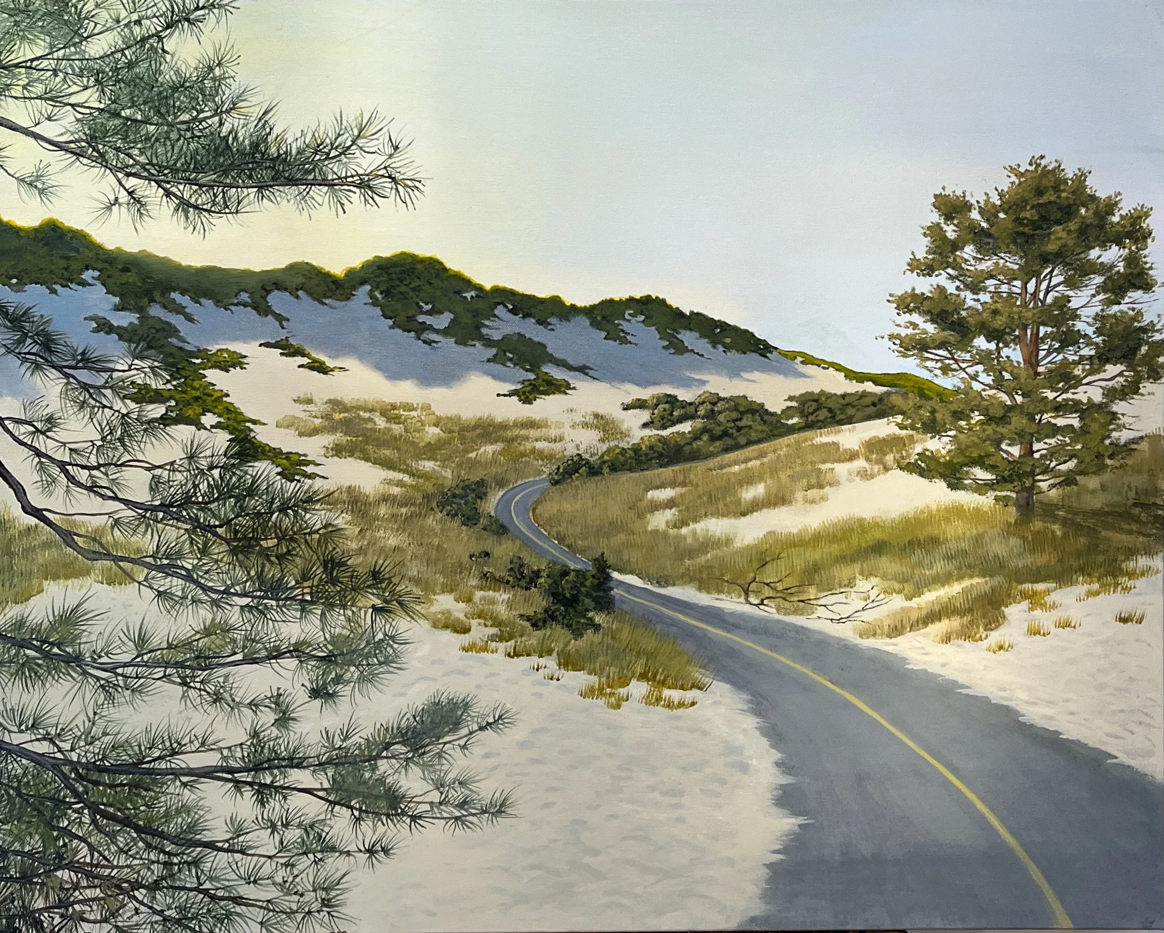 Province Lands, acrylic on canvas, 30"x24"