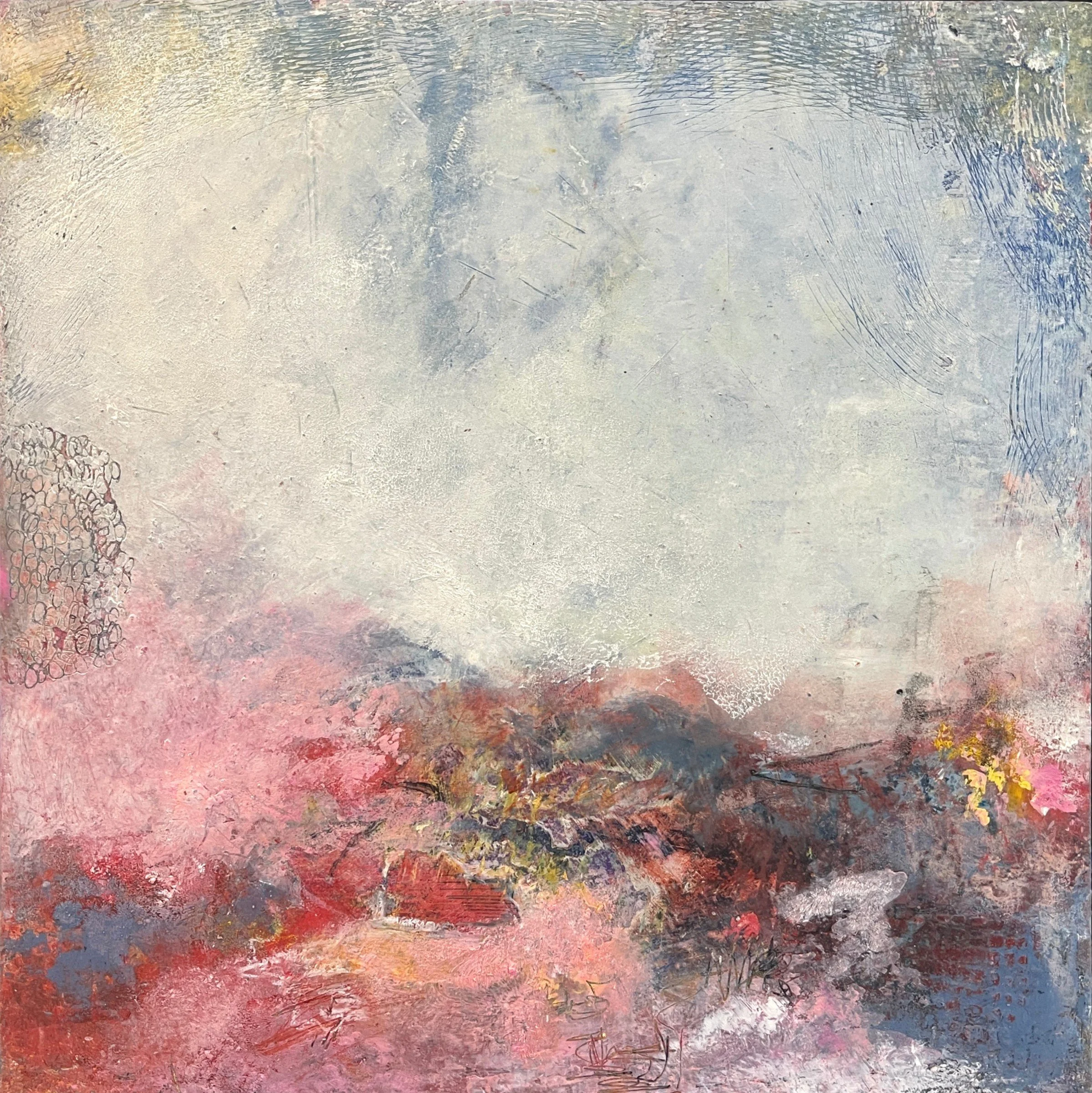 The Long Day Behind
Oil and cold wax on birch panel
12” x 12”

