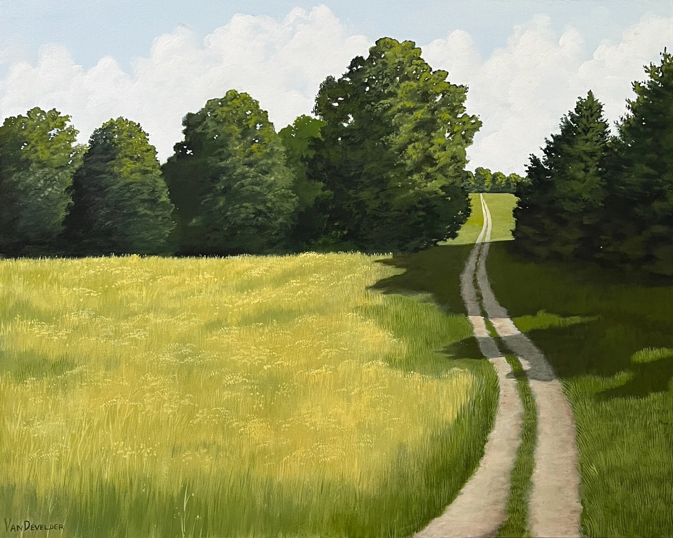 A Perfect Day, acrylic on canvas, 30"x24"