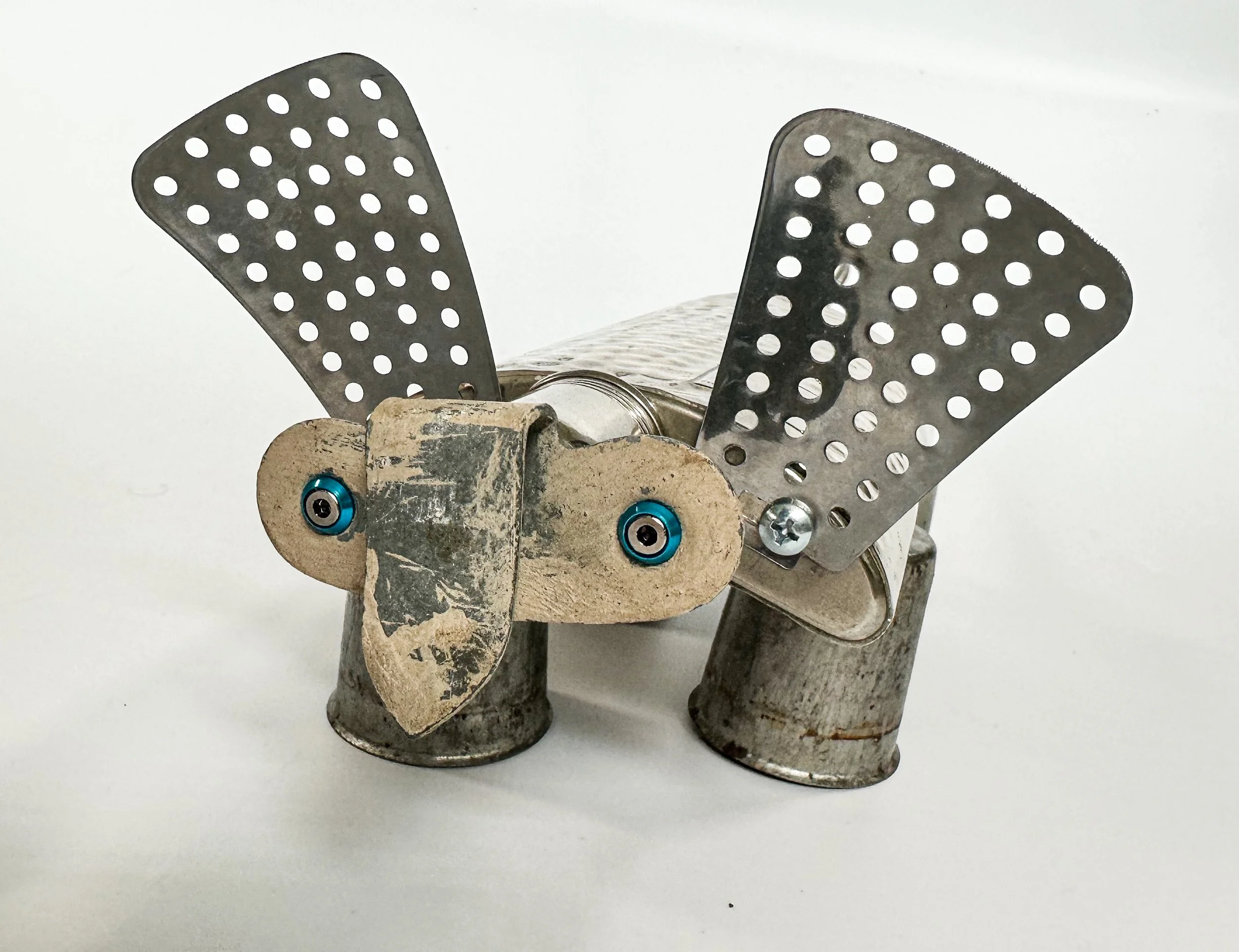 Senor R. Medello - Found Object Sculpture  5 x 6 x 15  $385
