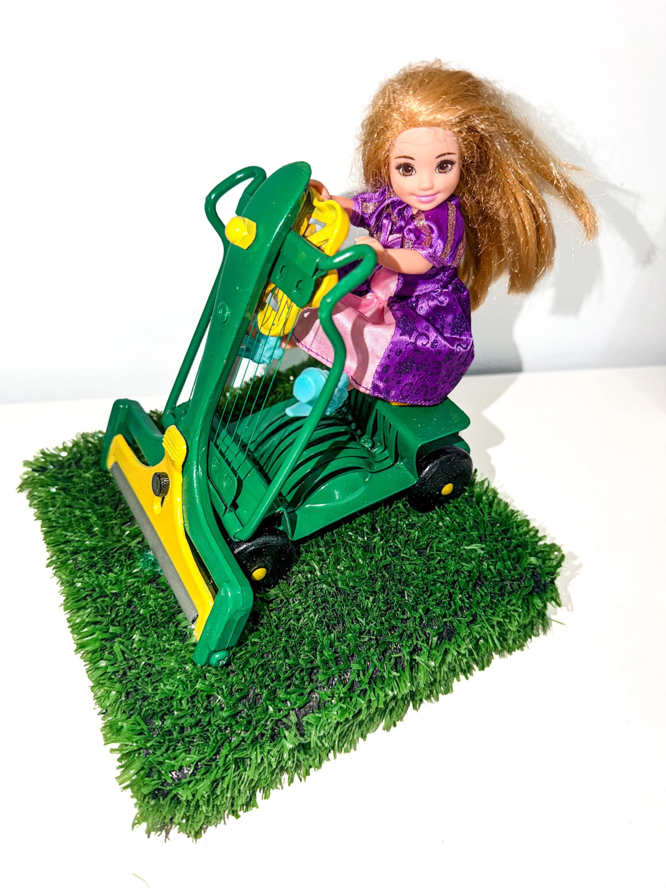 Ride, Sally, Ride. Found Object Sculpture, 7.5 X 6 X 6, $285