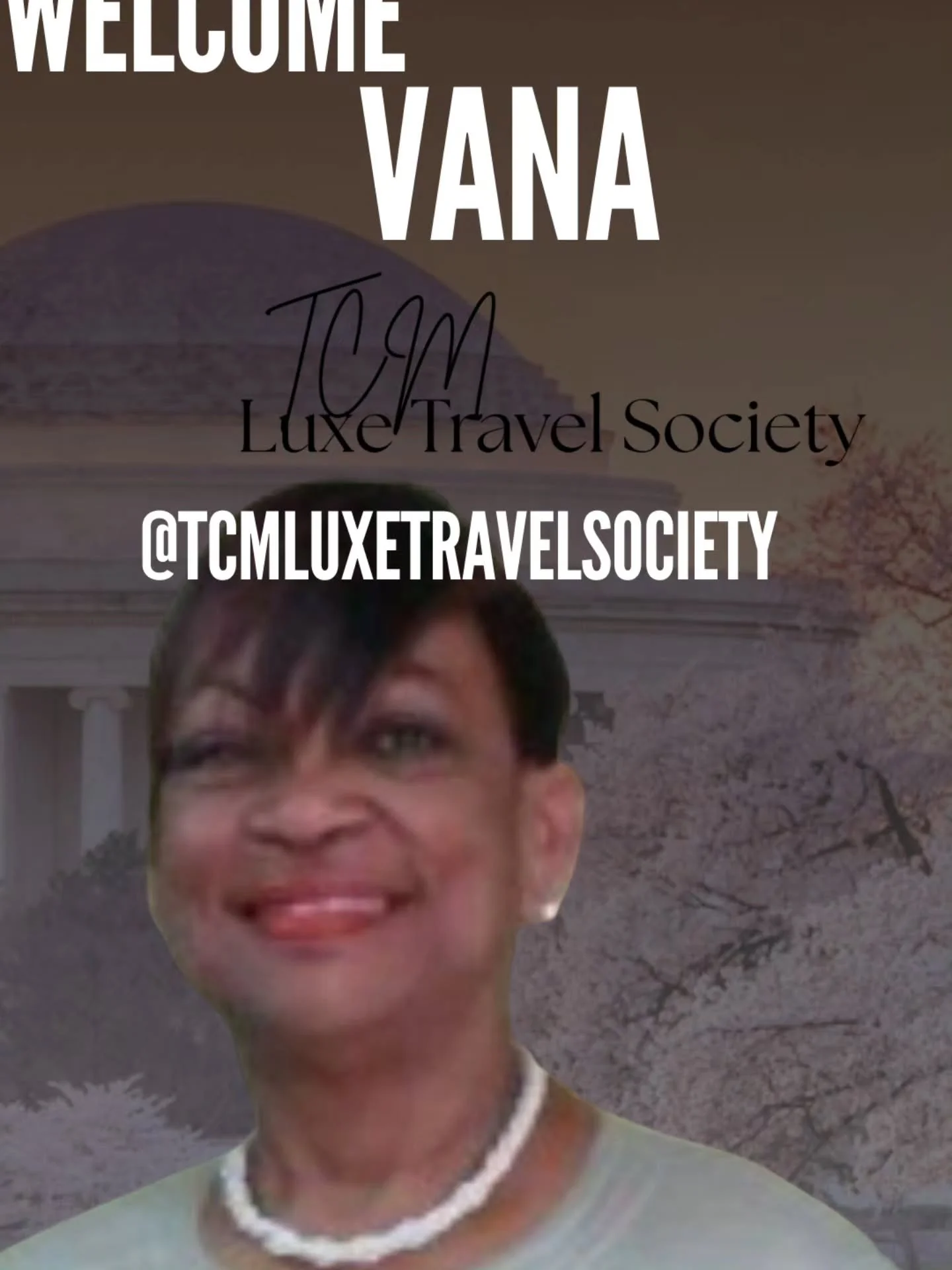 ✨ WELCOME TO THE SOCIETY ✨

Hey hey everyone! Help me welcome Vana to the TCM Luxe Travel Society! 🖤✈️

Vana just made a POWER move by stepping into a new level of freedom, flexibility, and purpose through travel. This is more than just booking trip