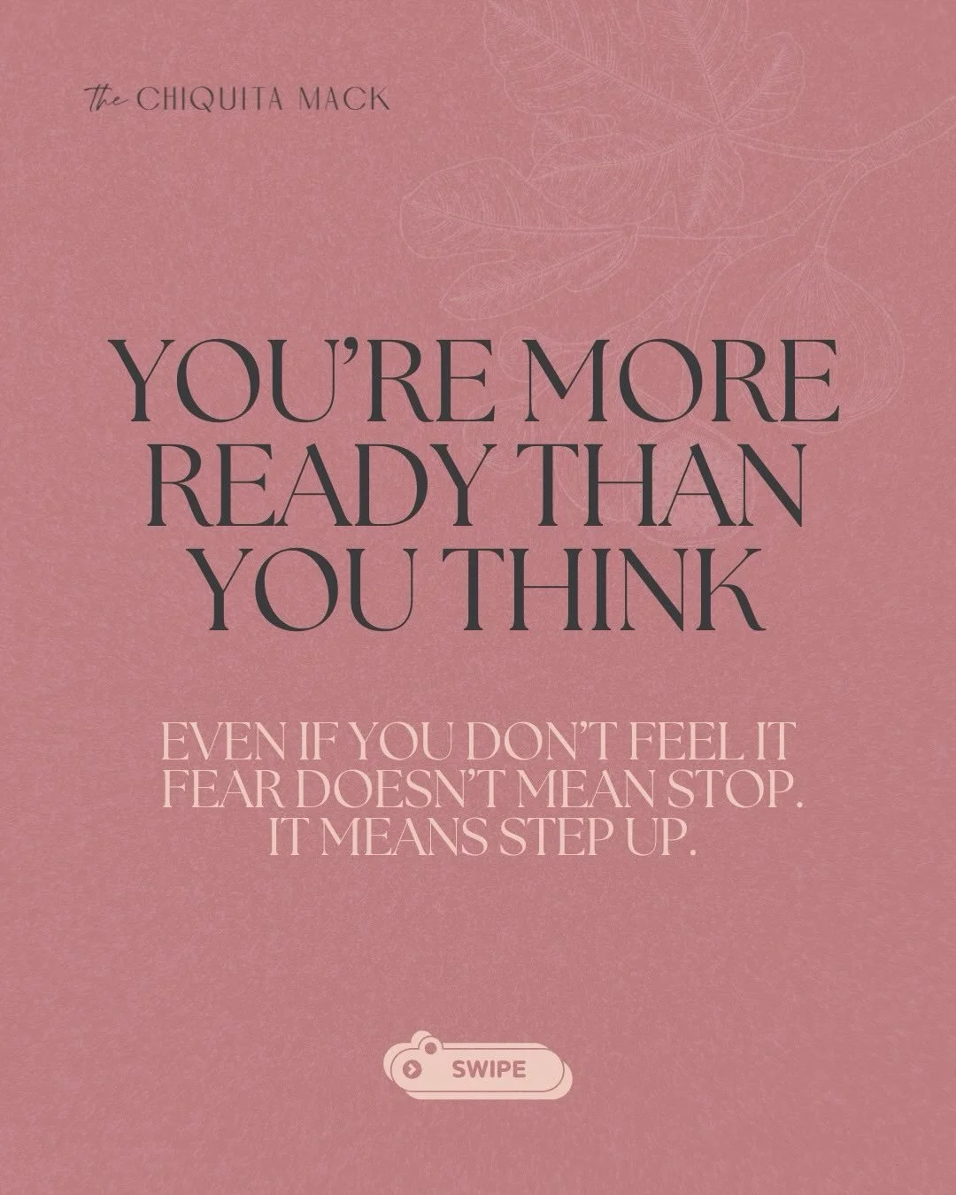 You don&rsquo;t need to feel ready to be called.

Most people wait for confidence before they move.
But confidence comes after you say yes.

You already have what it takes, 
you just need to stop second-guessing it.

If this is your sign&hellip; take