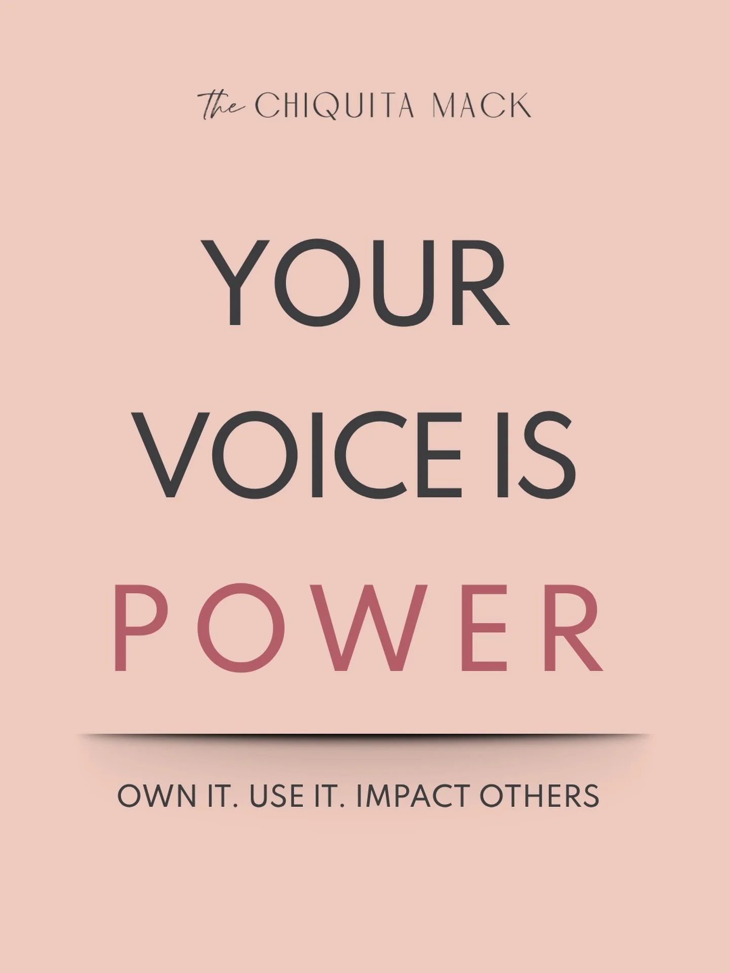 There was a time I tried to make my voice fit into spaces that were never designed for it. I would over explain myself, soften my message, and second guess the power of what I actually carried.

But at some point, I had to make a decision. Either sta