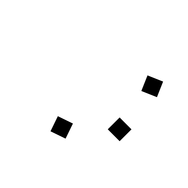 minimal black and white animated graphic showing people gathering in a flexible seating arrangement