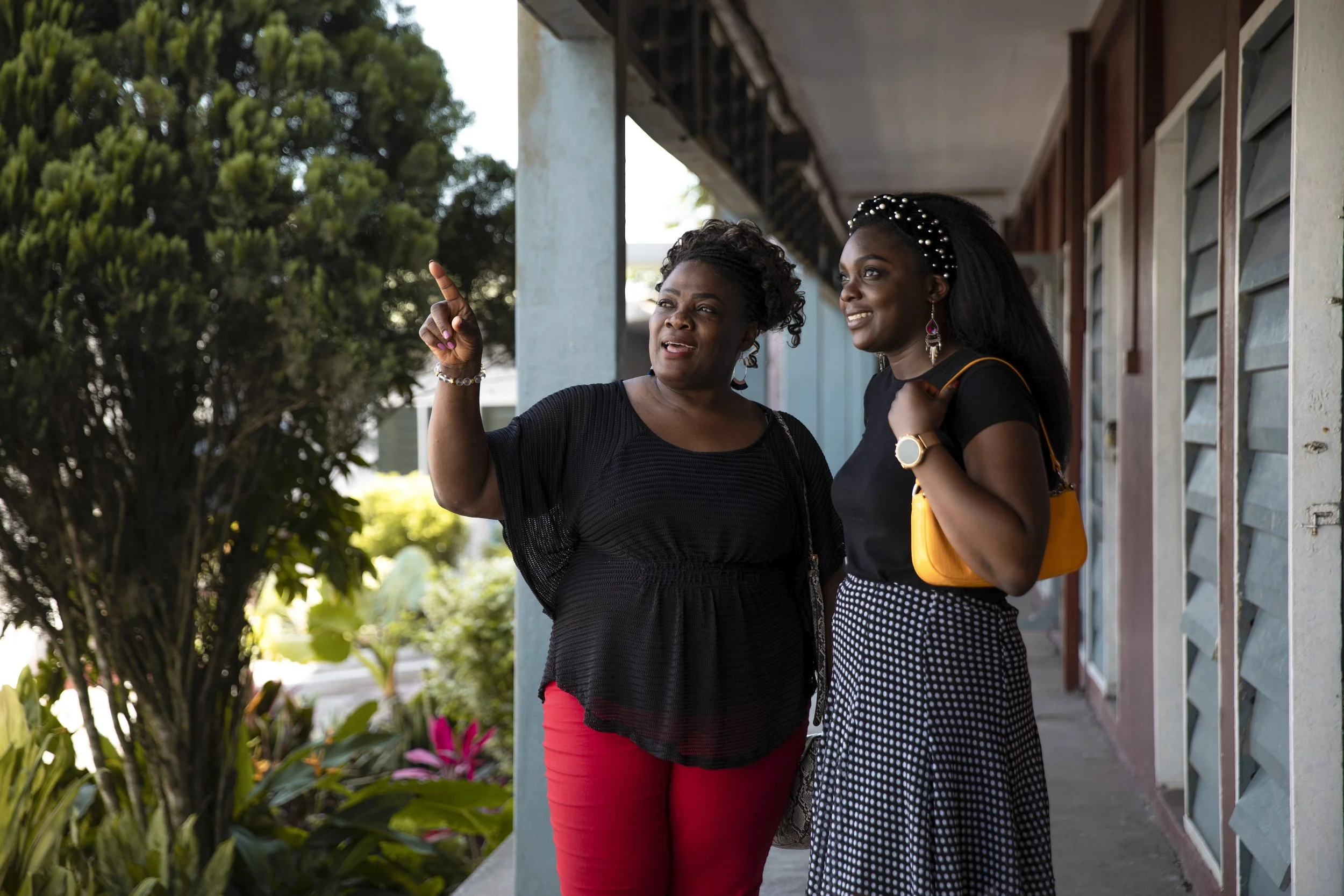Doris & her mother, Shetin, in Ghana