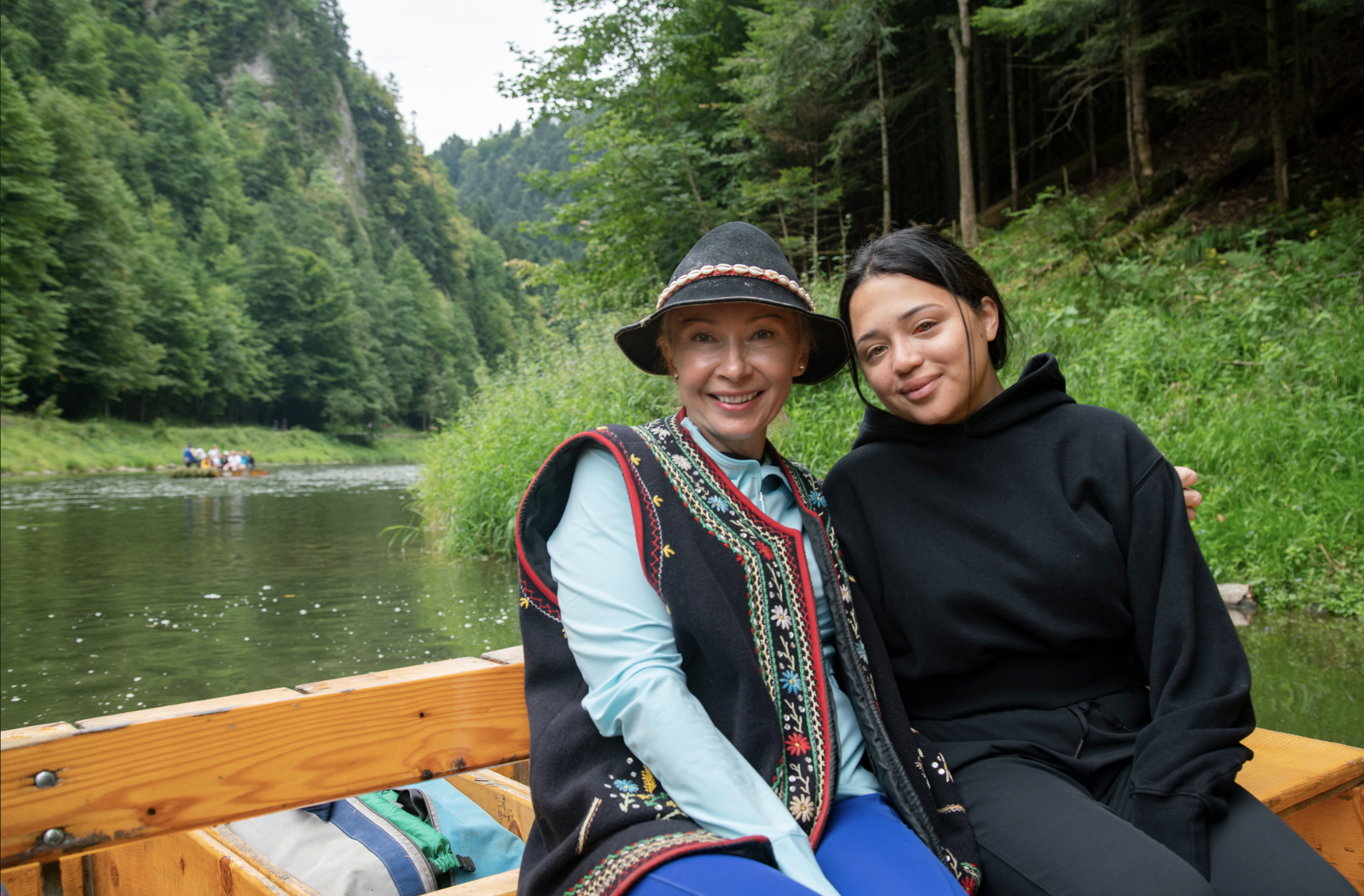 Vivian and her mother, Simona, in Slovakia